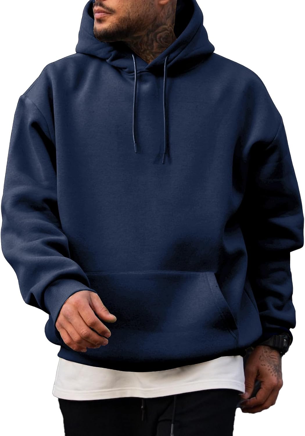 Top JMIERR Mens Hooded Sweaters, Premium Cotton Casual Hoodies, Stylish Pullover...