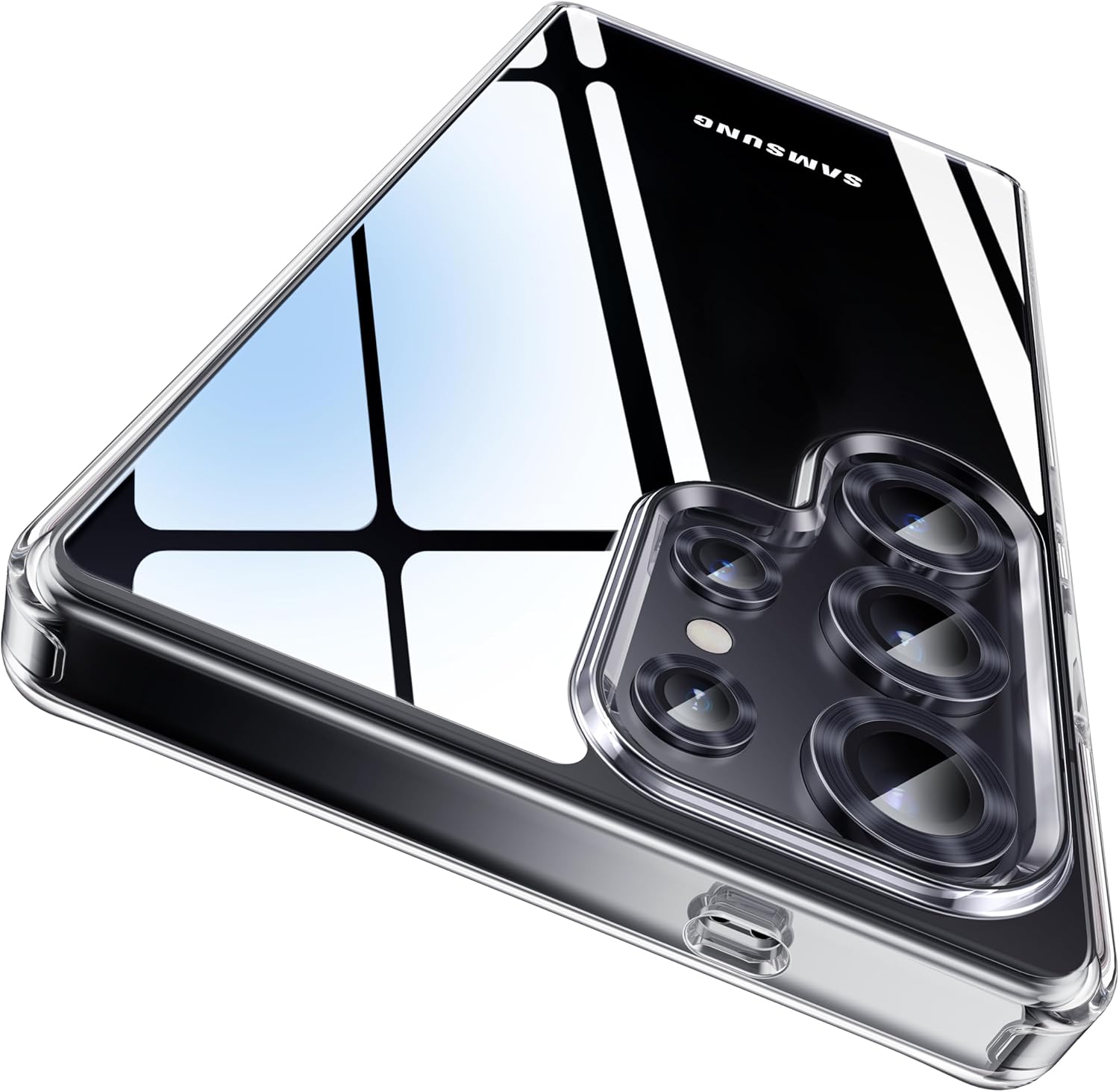 CASEKOO Crystal Clear for Samsung S25 Ultra Case [Never Yellow] [Military Grade...