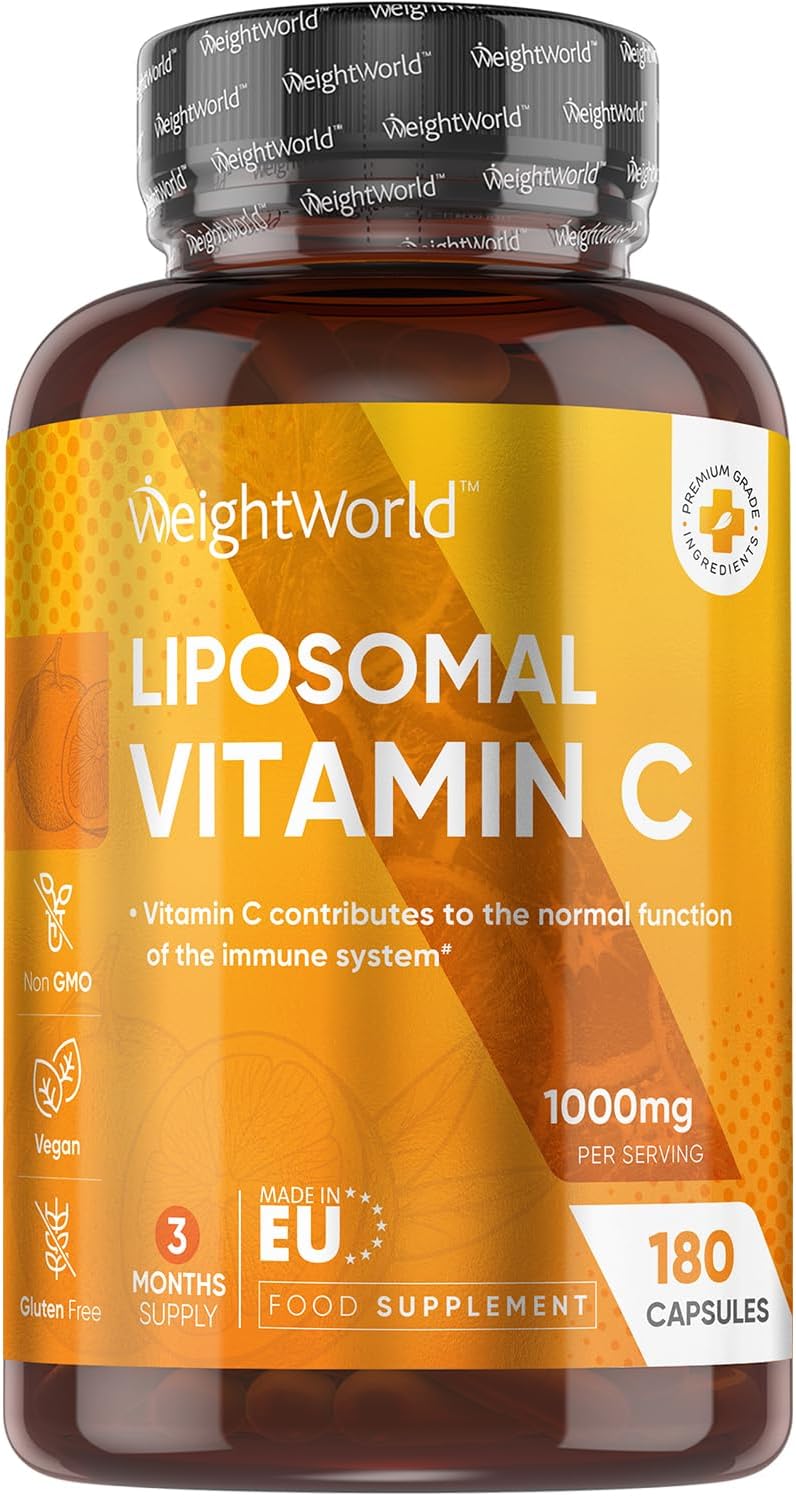 Liposomal Vitamin C Capsules, Special Vitamin Supplement with 1000mg Dosage, Inn...
