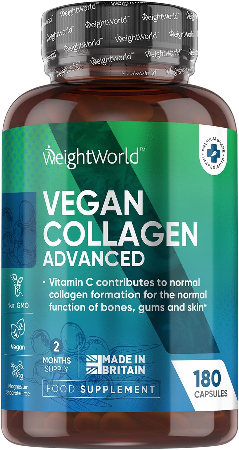 Premium Vegan Collagen Supplements for Women, Special Plant-Based Collagen Boost...