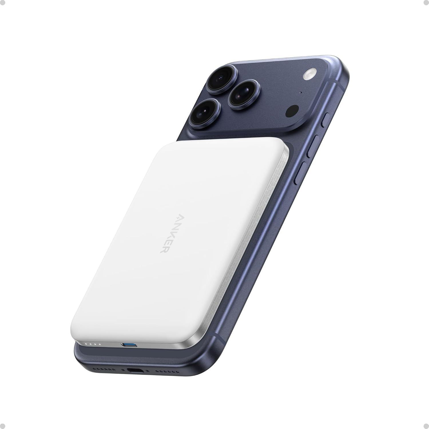 Anker Nano Power Bank, Advanced Magnetic Battery Pack with Ultra-Slim Design, Ef...