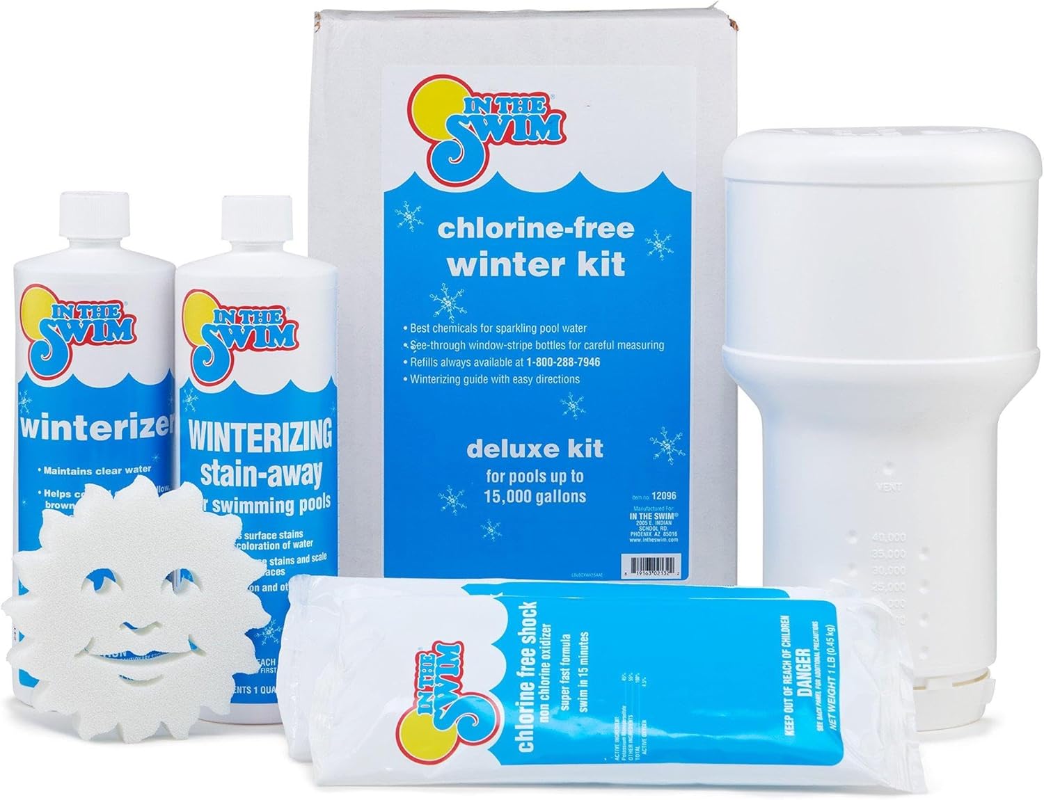 In The Swim Pool Closing Kit - Winterizing Chemicals for Above Ground and In-Gro...