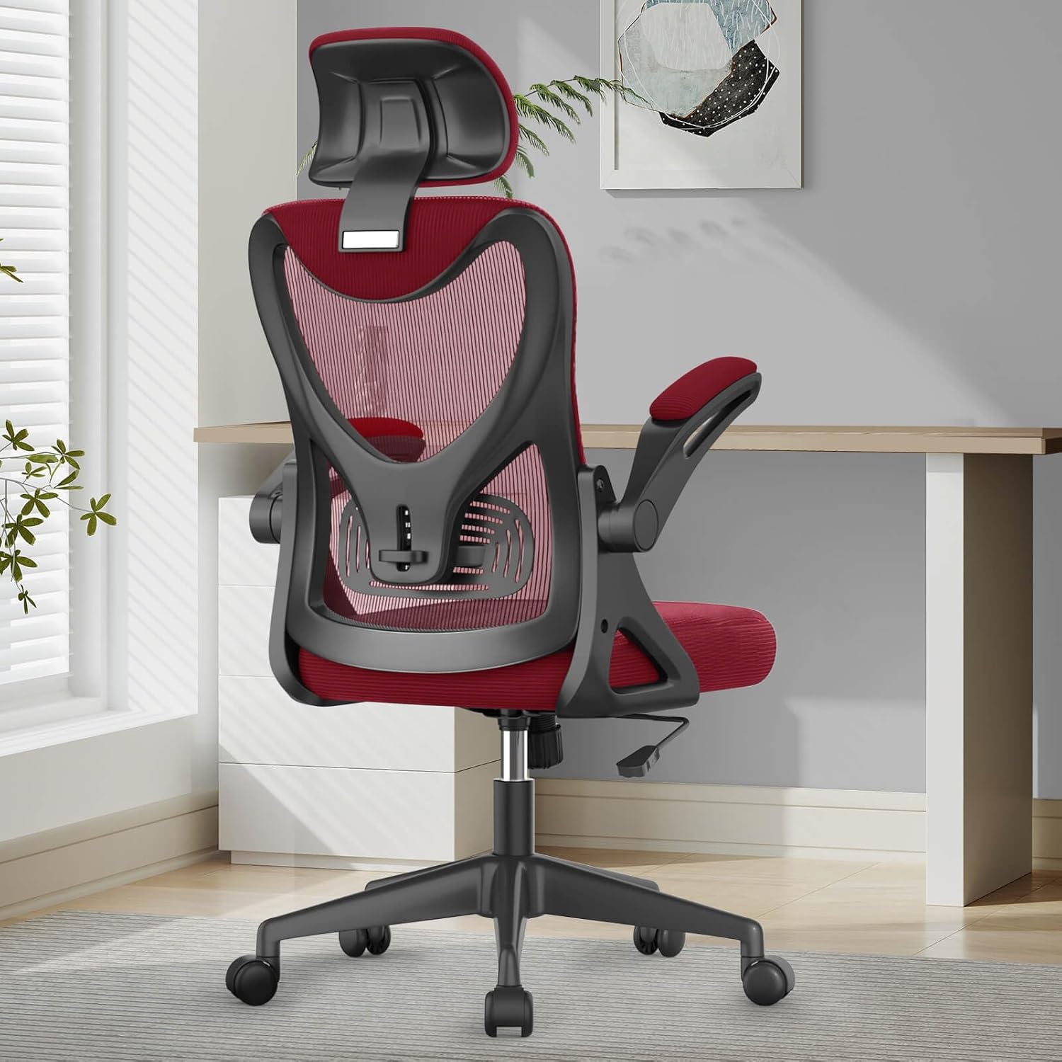 Office Chair - Ergonomic Desk Chair with Lumbar Support Headrest Adjustable, Pad...