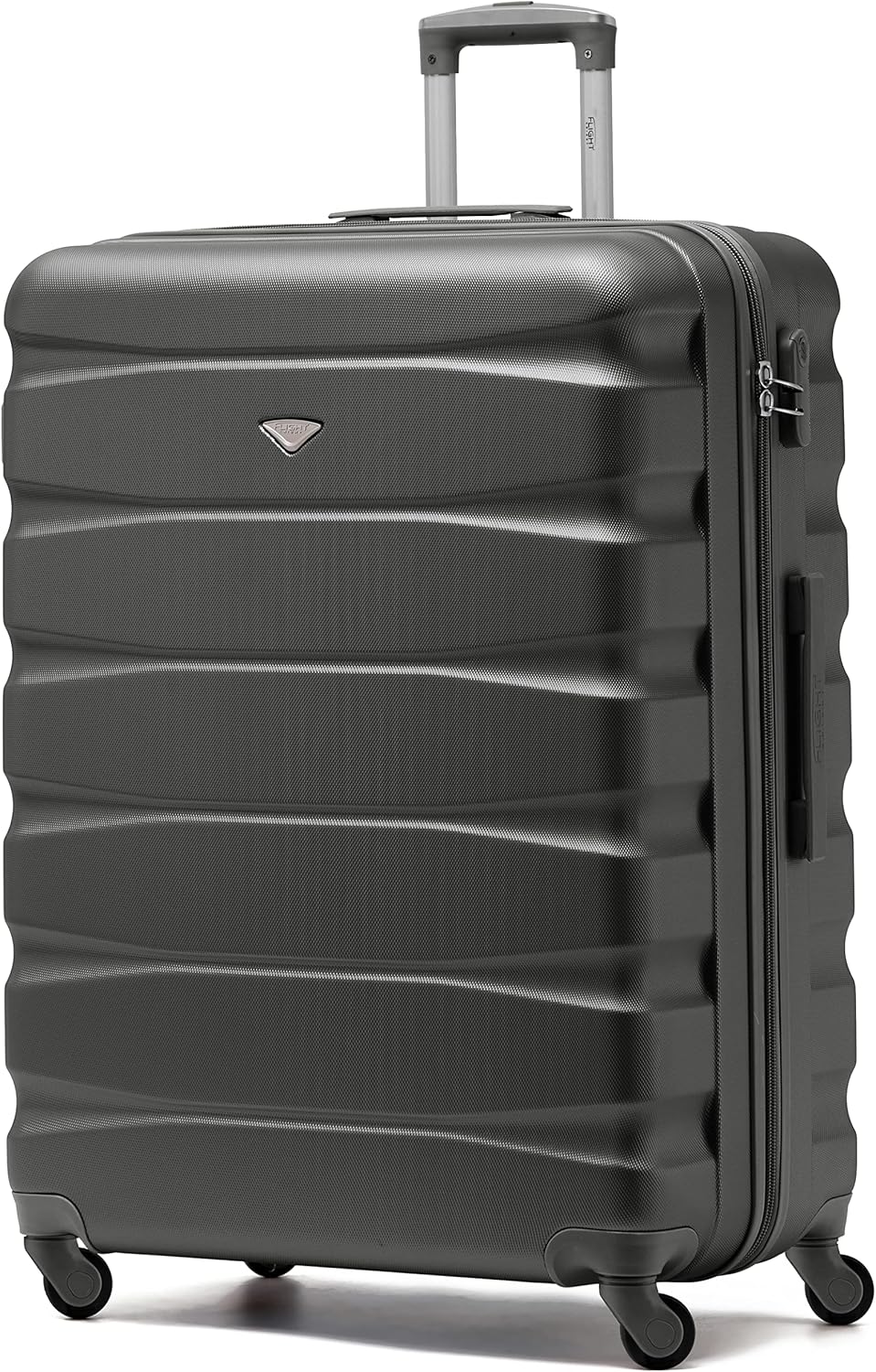 Flight Knight Suitcase, Special Lightweight 4 Wheel Suitcase with ABS Hard Case,...