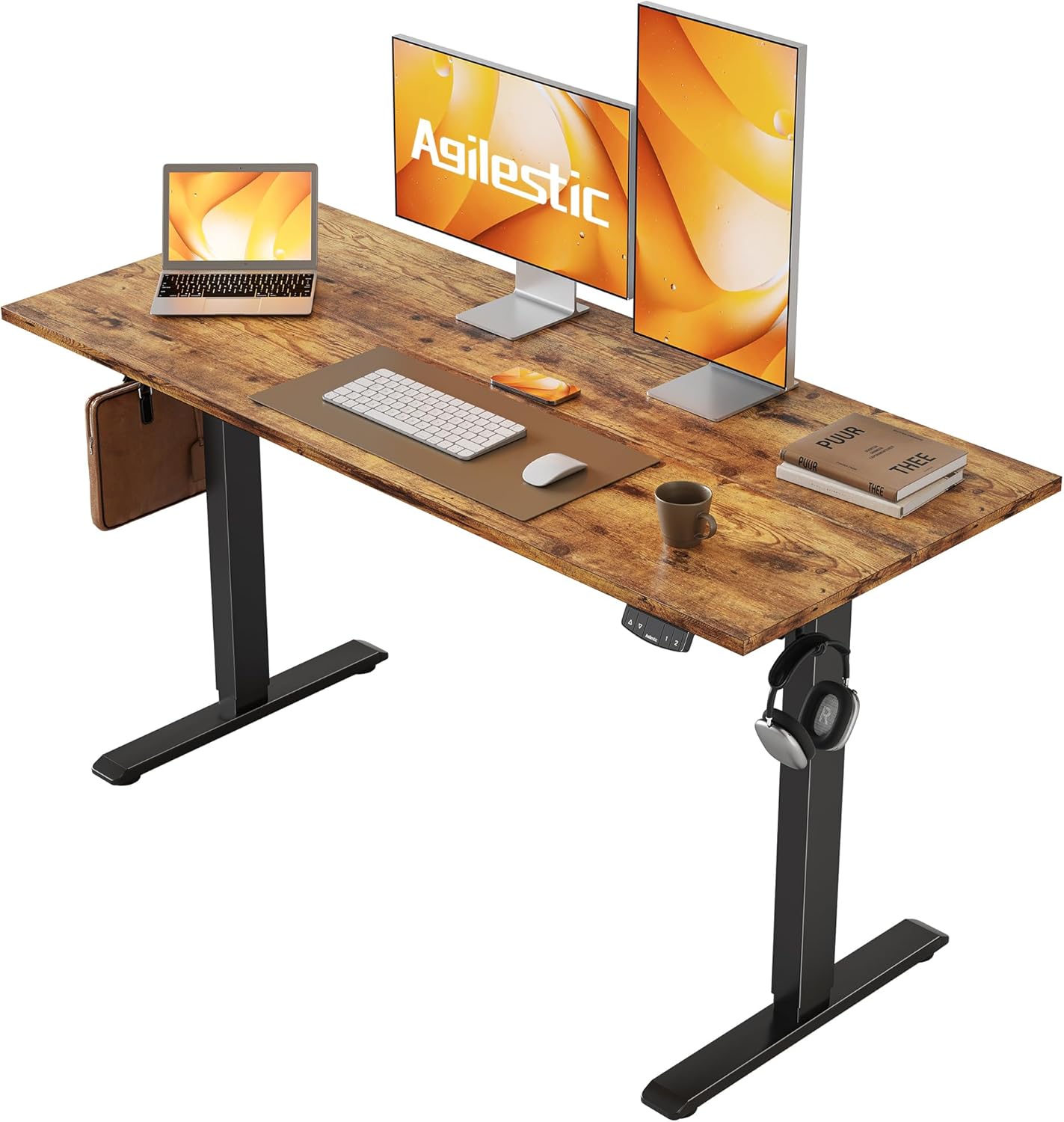 Agilestic Electric Standing Desk, Special Height Adjustable Sit Stand Desk with...