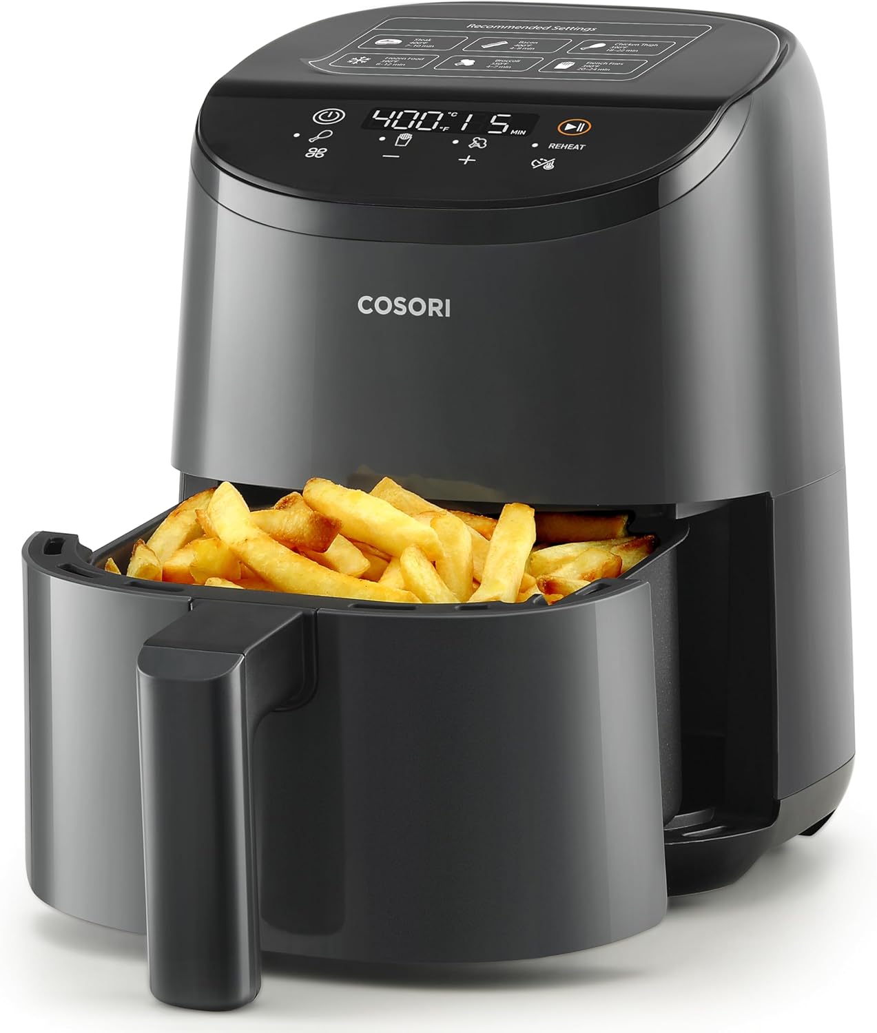 COSORI Small Air Fryer, 2L, Led Touch-control Disp...