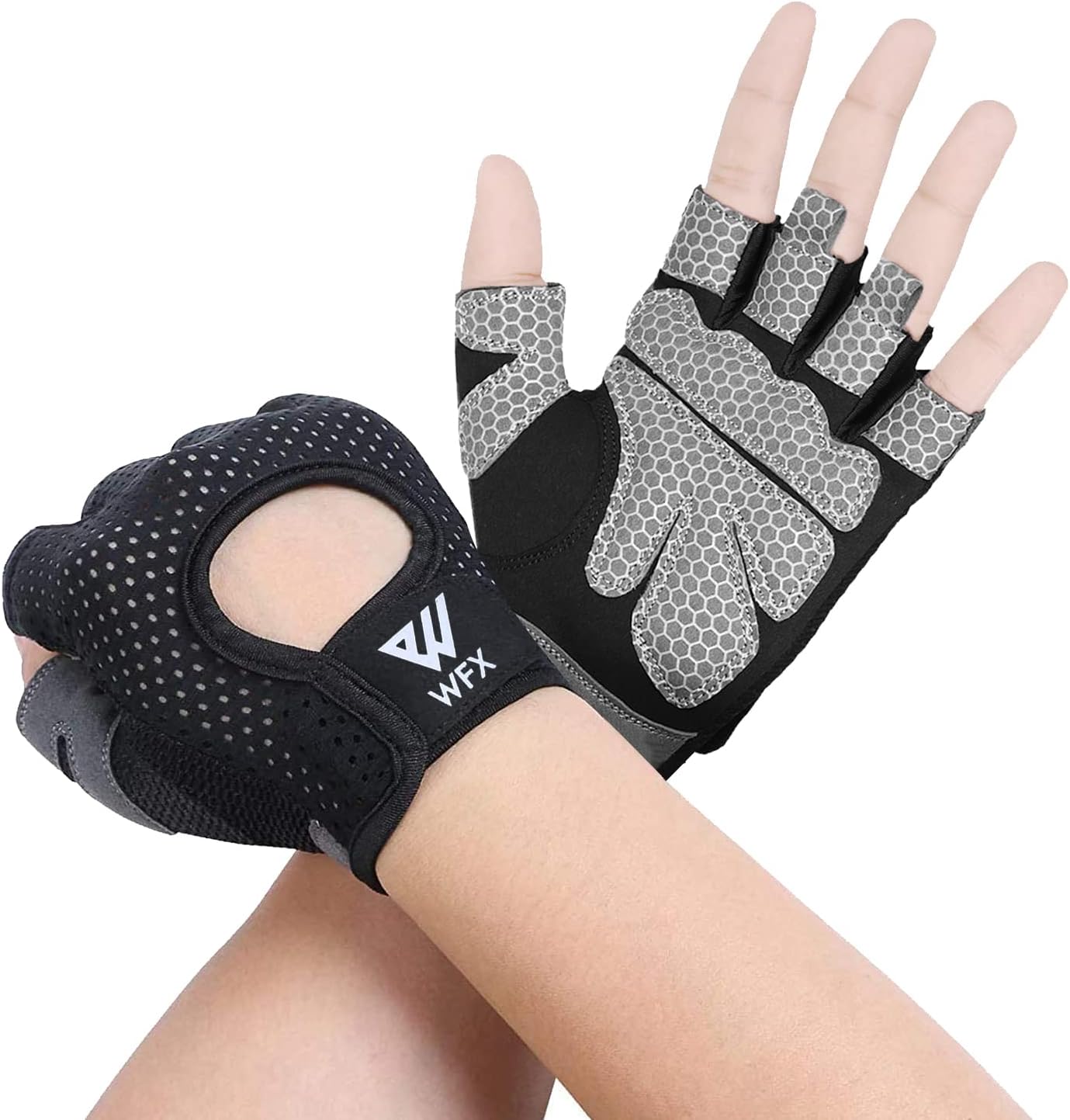 WESTWOOD FOX Weight Lifting Gloves, Special Gym Gloves with Wrist Wrap Support,...