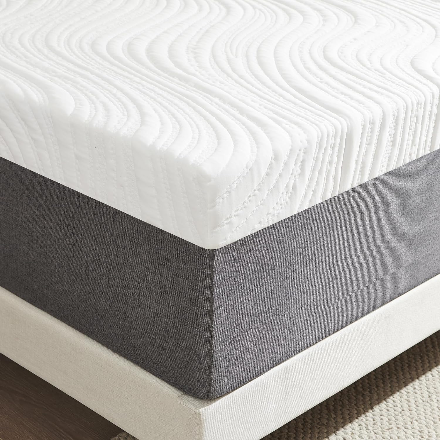 Twirest Mattresses, 30cm Super King Mattresses with Memory Foam and Anti-mite, B...