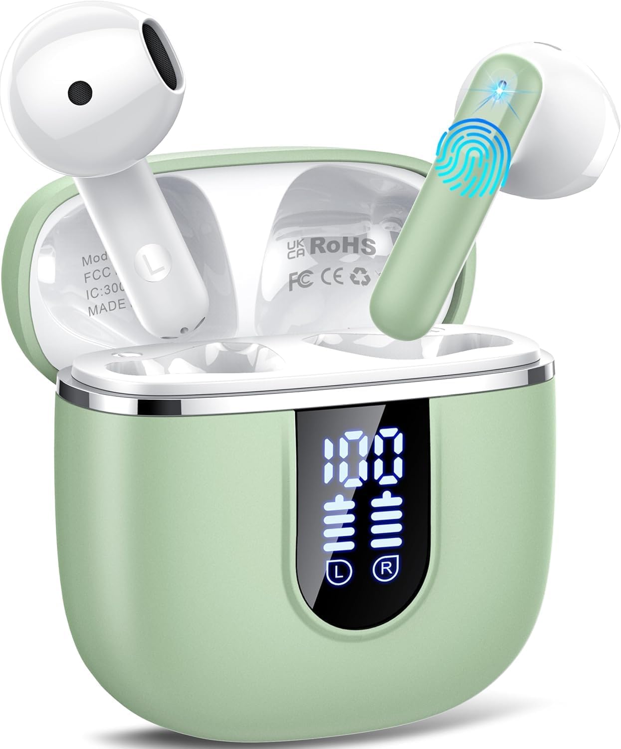 Top-Quality Wireless Earbuds, Advanced Bluetooth 5.4 Earphones with HiFi Stereo,...