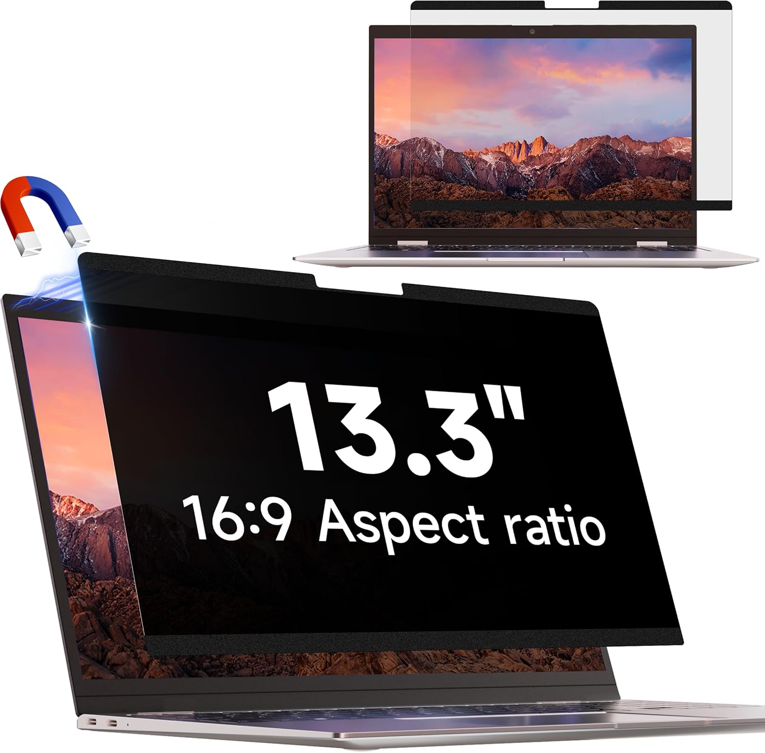 Unique IPROKKO 13.3 Inch Laptop Magnetic Privacy Screen, Special Privacy Shield...