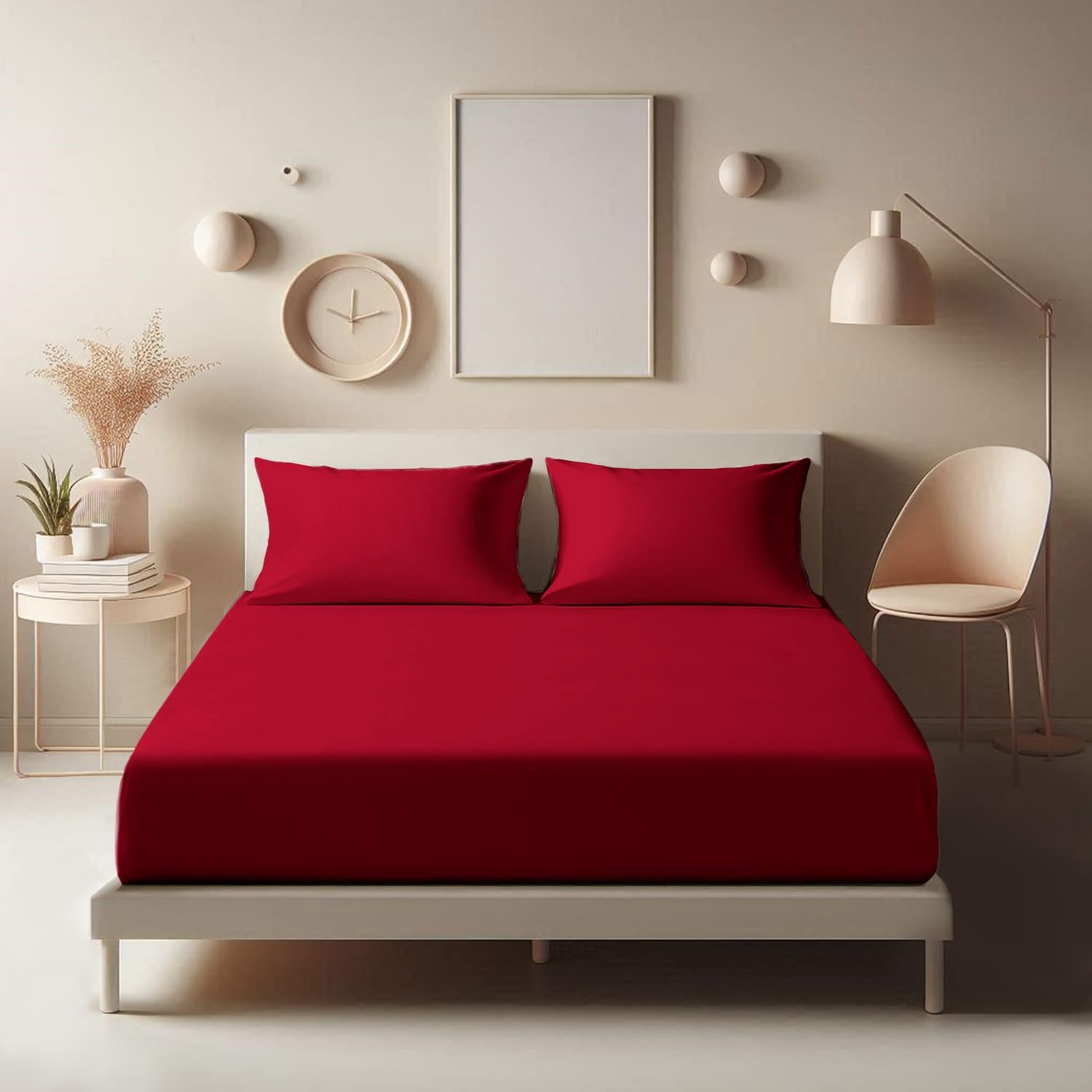 Aspire Homeware King Size Fitted Sheets, Special Hotel Quality Sheets with 25 cm...