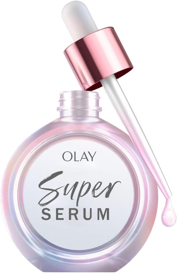 Olay Super Serum, Hydrating Face Serum with Vitamin C, Niacinamide, Collagen Pep...