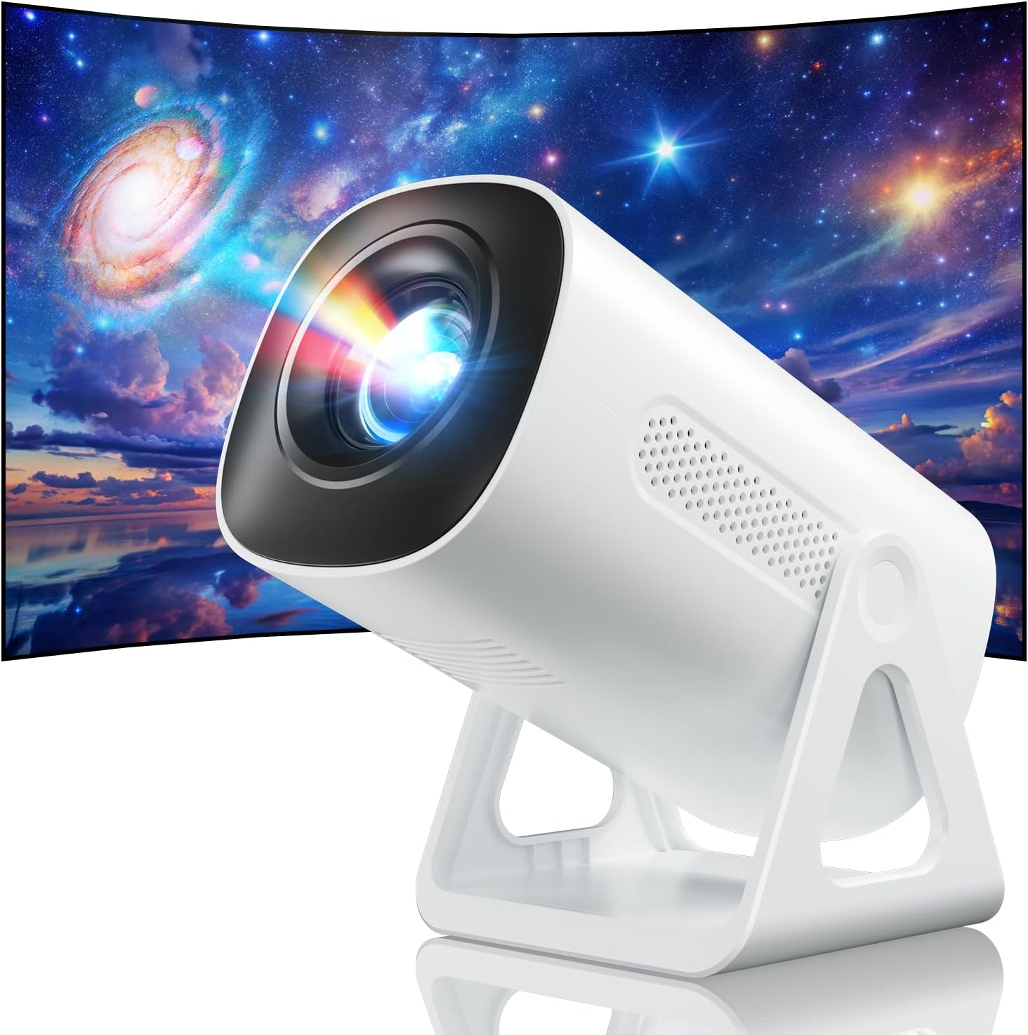 [2025 Upgraded & Android 11.0] Mini Projector with WiFi and Bluetooth, 4K 1080P...