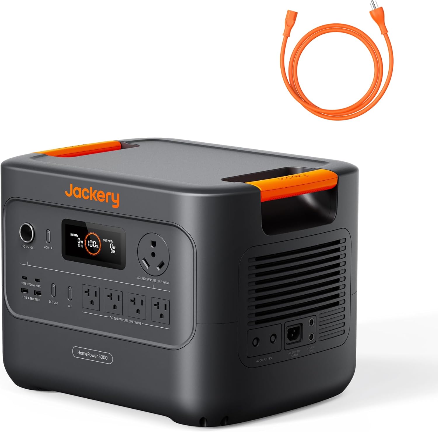 Jackery HomePower 3000 Portable Power Station, 360...