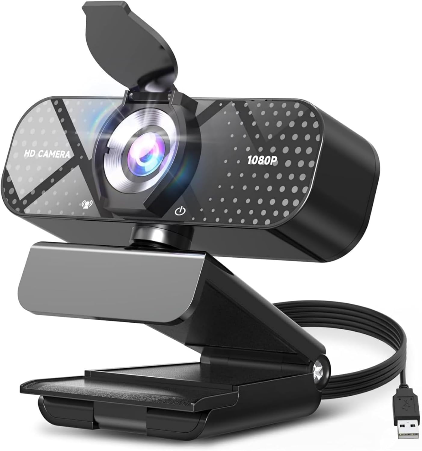 TRAUSI 1080P HD Webcam, Special Webcam With Microphone, Innovative Webcam with N...