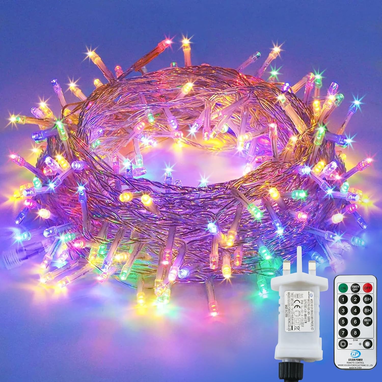 LITYBY Christmas Tree Lights, Special 12M 120LED Fairy Lights for Bedroom, Uniqu...