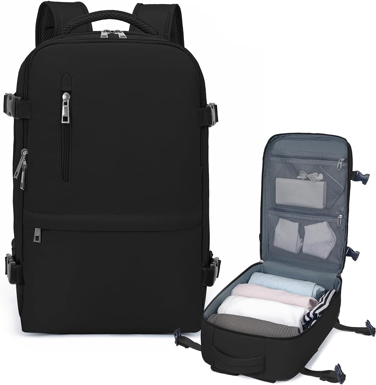 Xkdoai for Ryanair Cabin Bags 40x30x20, Small Underseat Carry On Travel Backpack...