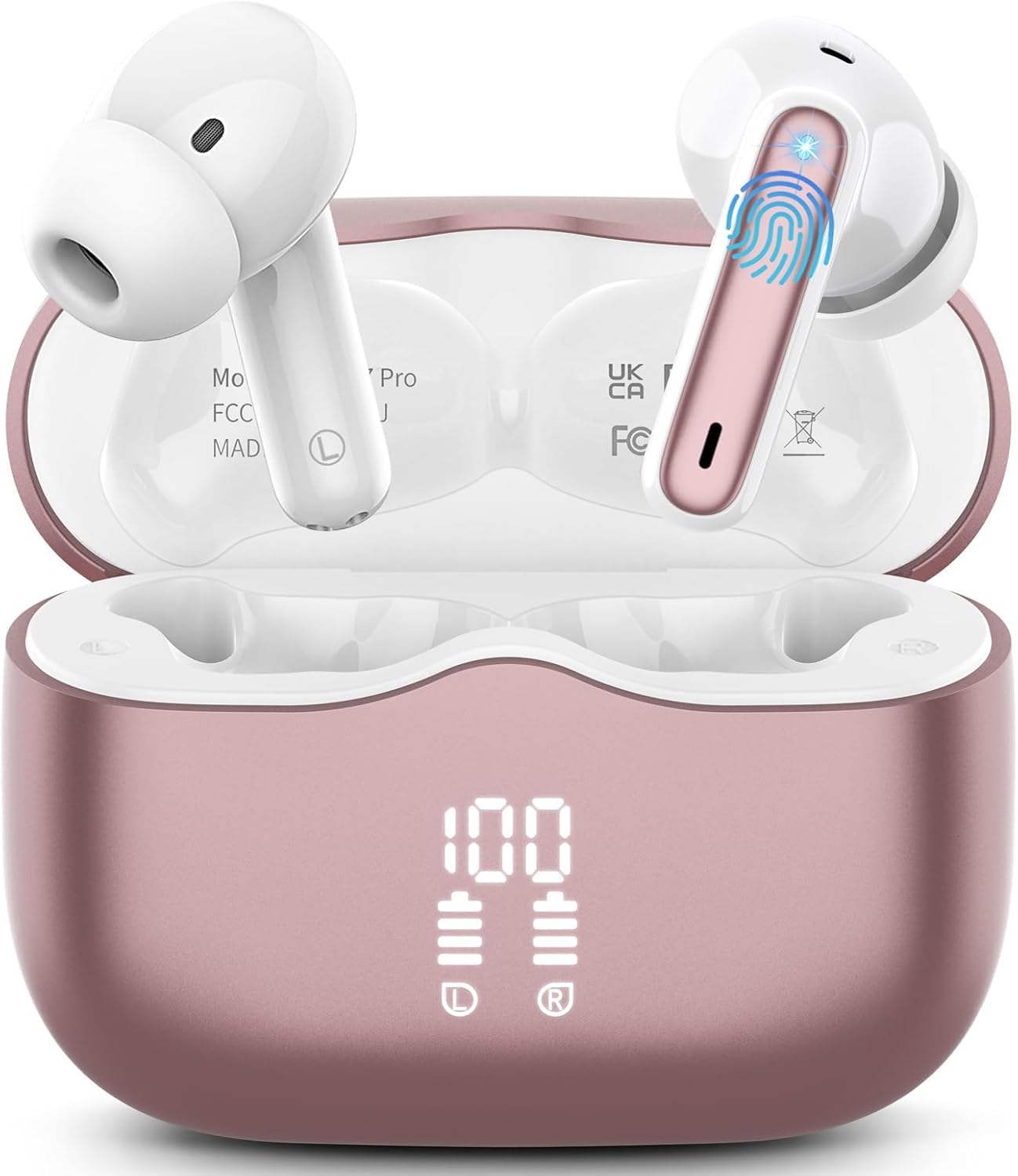 Wireless Earbuds, Bluetooth 5.3 Headphones in Ear...