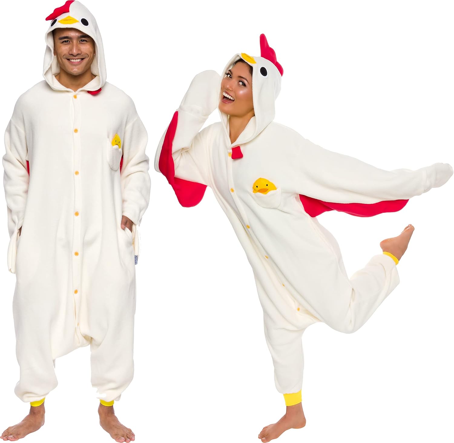 Funziez! Adult Onesie Halloween Costume Animal Dinosaur Shark Unisex Plush One P...