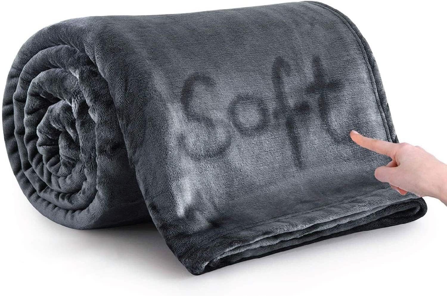 MOONLIGHT20015 Fleece Throw Blanket for Bed - Soft Cosy Fluffy Blankets for Sofa...