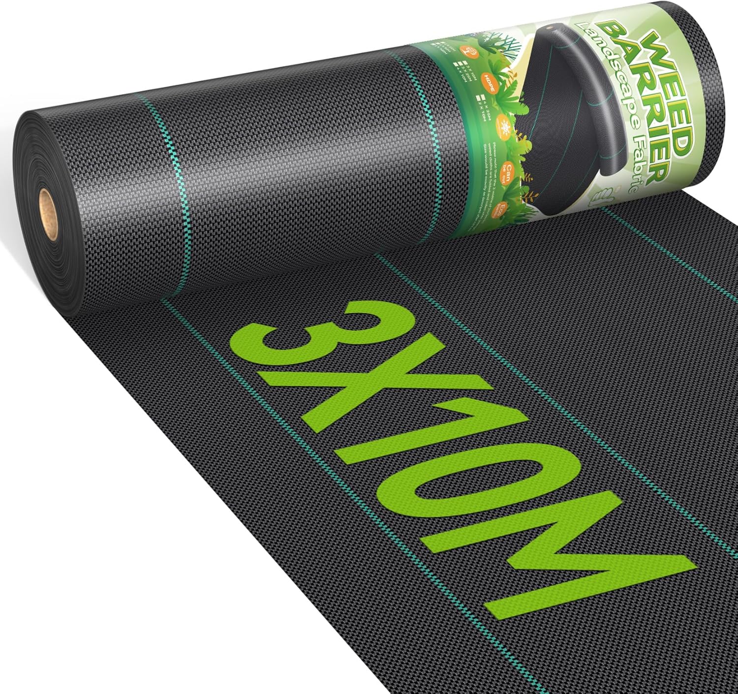 iropro 3m x 10m Heavy Duty Weed Control Membrane G...