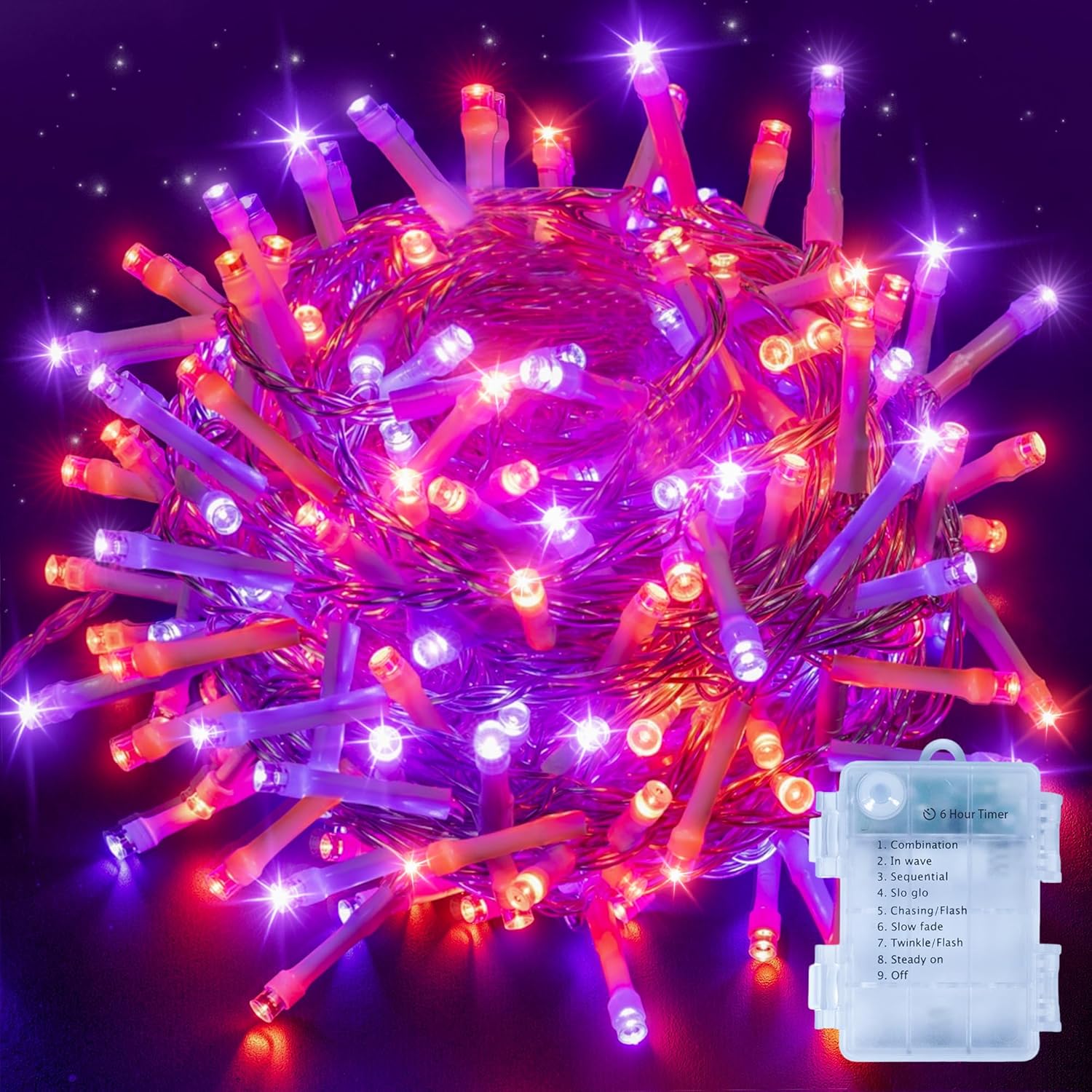 Unique Ollny Halloween Decorations Lights, Special Battery Operated Fairy Lights...