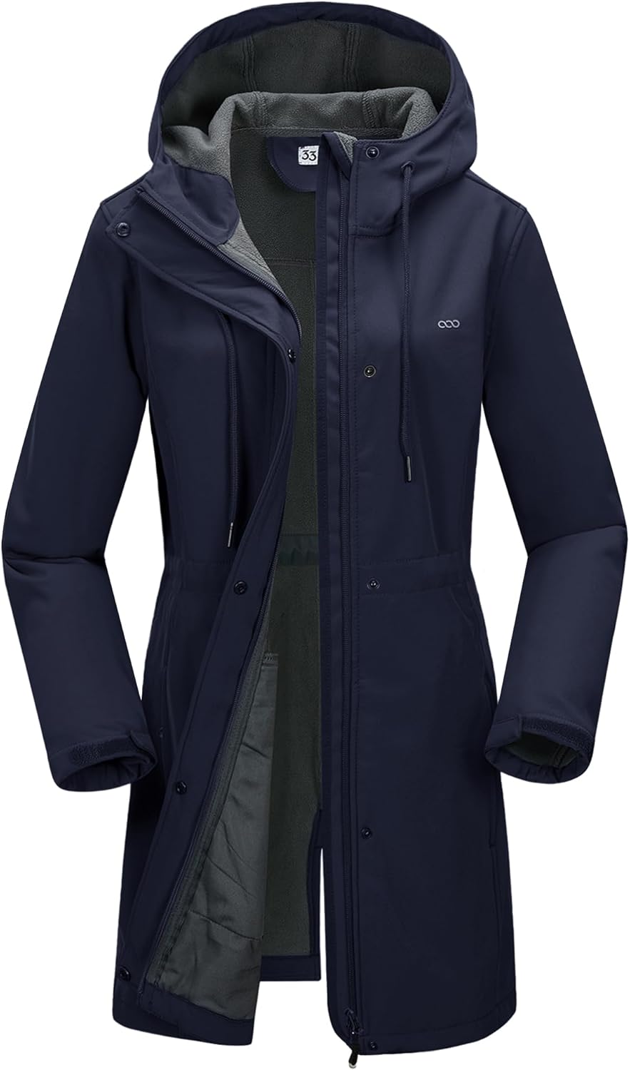 33,000ft Women's Softshell Jacket, Special Waterproof Ladies Jacket with Hood, I...