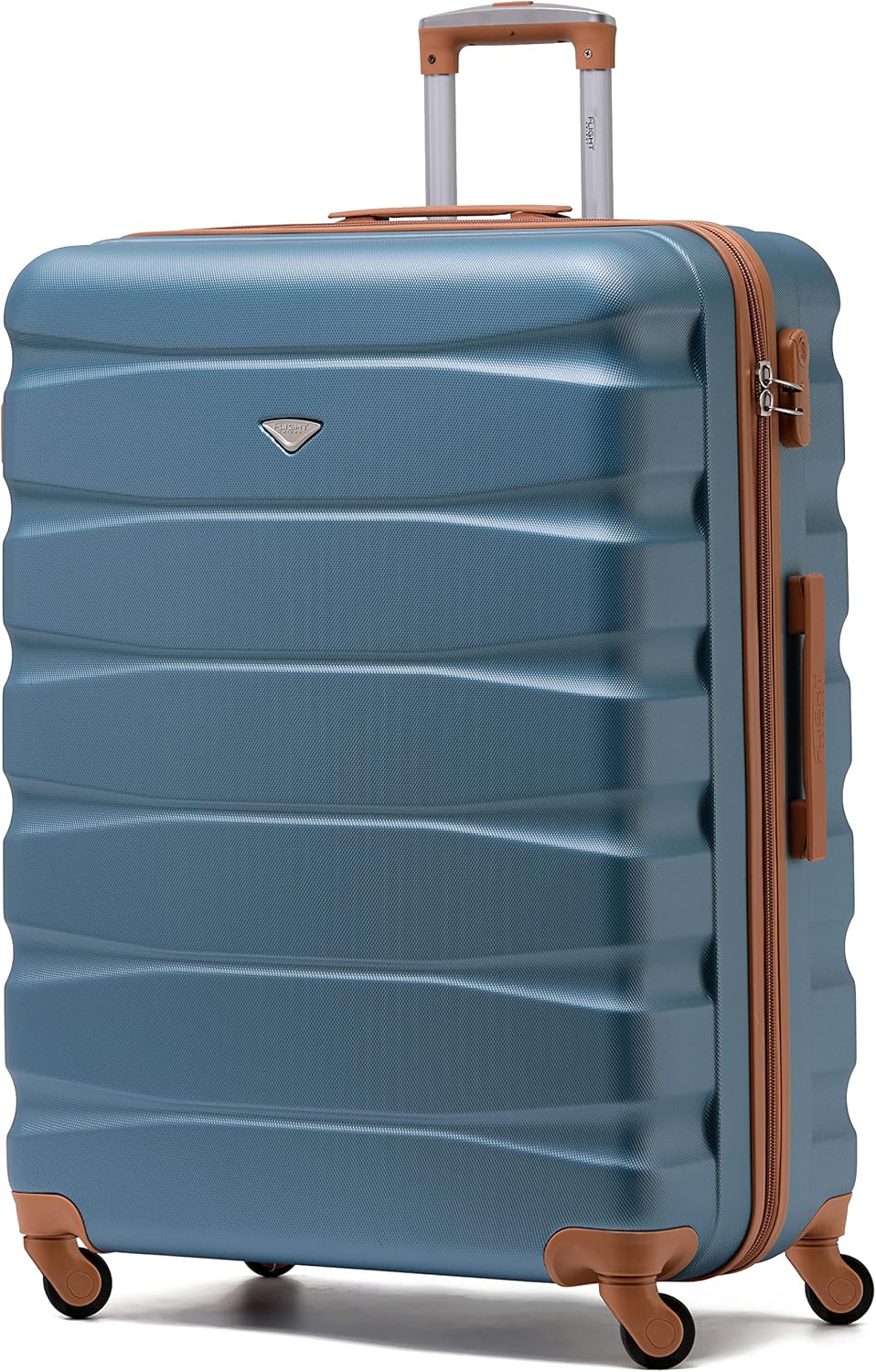 Flight Knight Lightweight 4 Wheel ABS Hard Case Extra Large Suitcase Approved fo...