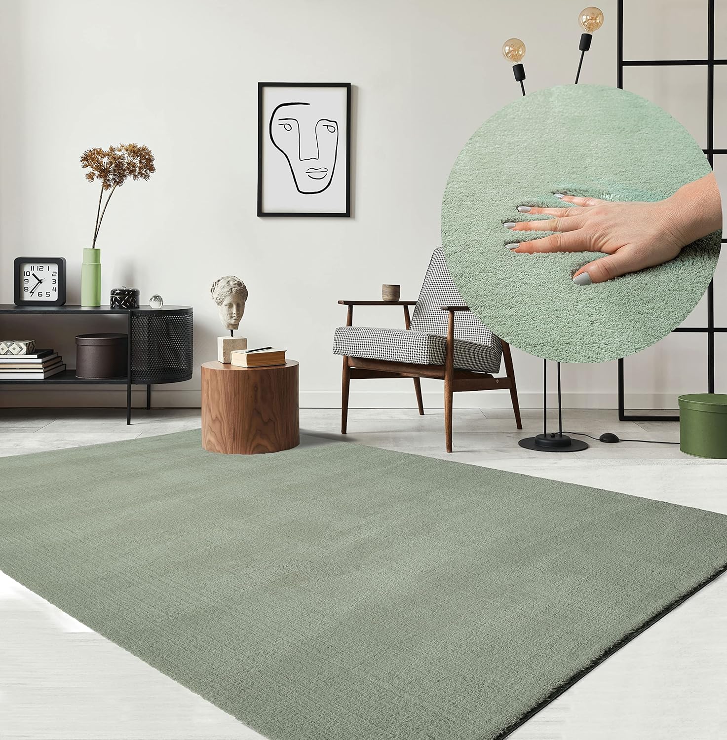 Carpet Relax Rug, Special Modern Rug with Fluffy Short Pile, Innovative Non-Slip...