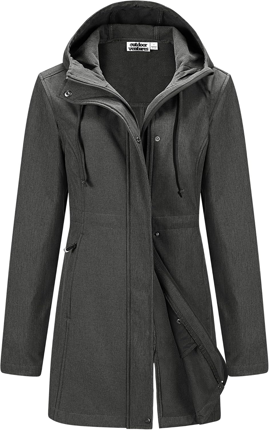 Outdoor Ventures Softshell Jacket Ladies Rain Jacket Functional Rain Coat Windbr...
