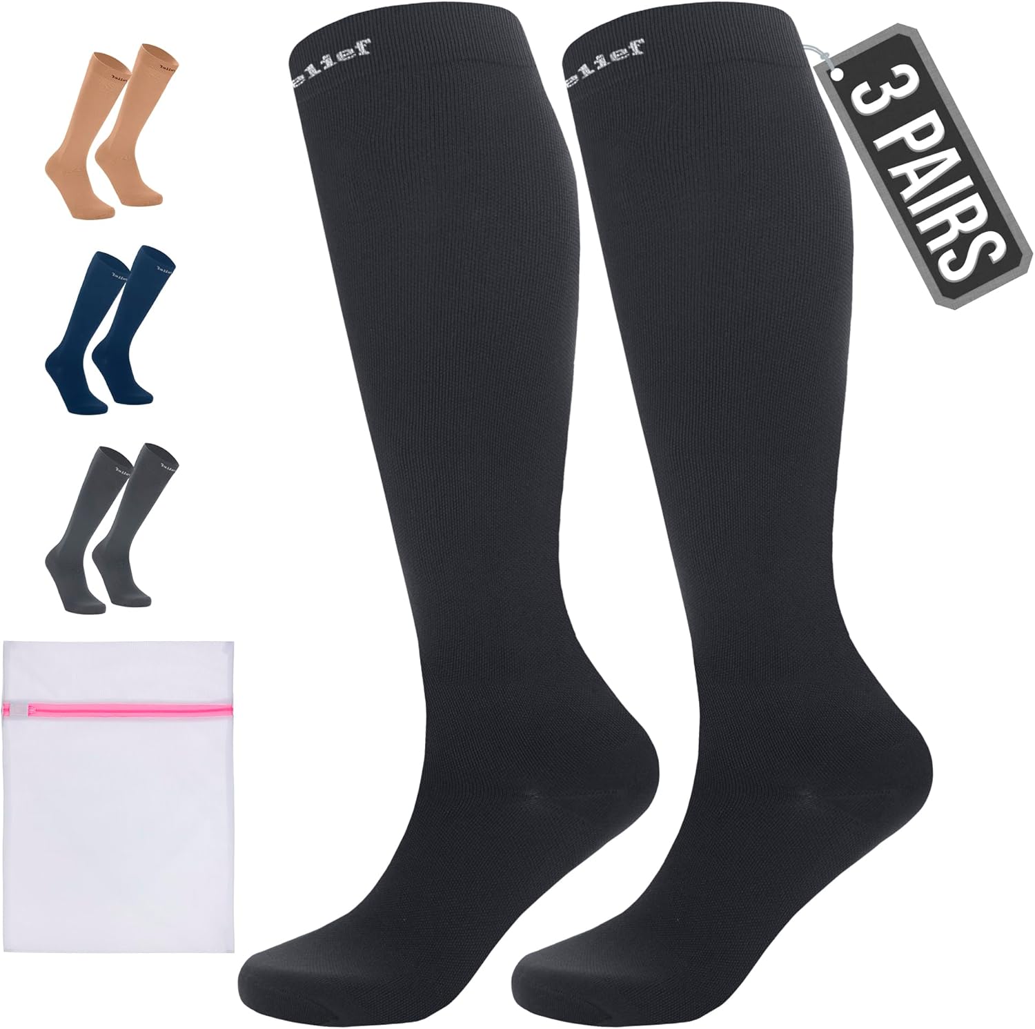 Premium 360 RELIEF Compression Socks, Superior Compression Socks for Women, Inno...