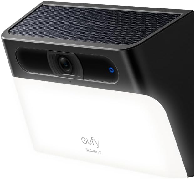 eufy Security Solar Wall Light Cam S120 Solar Security Camera Outdoor Wireless,...