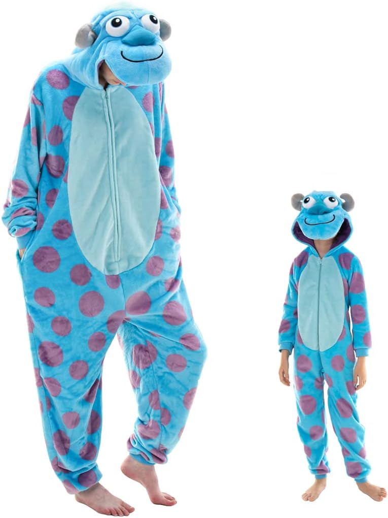 COSUSKET Snug Fit Unisex Adult Onesie Pajamas, Flannel Cosplay Animal One Piece...