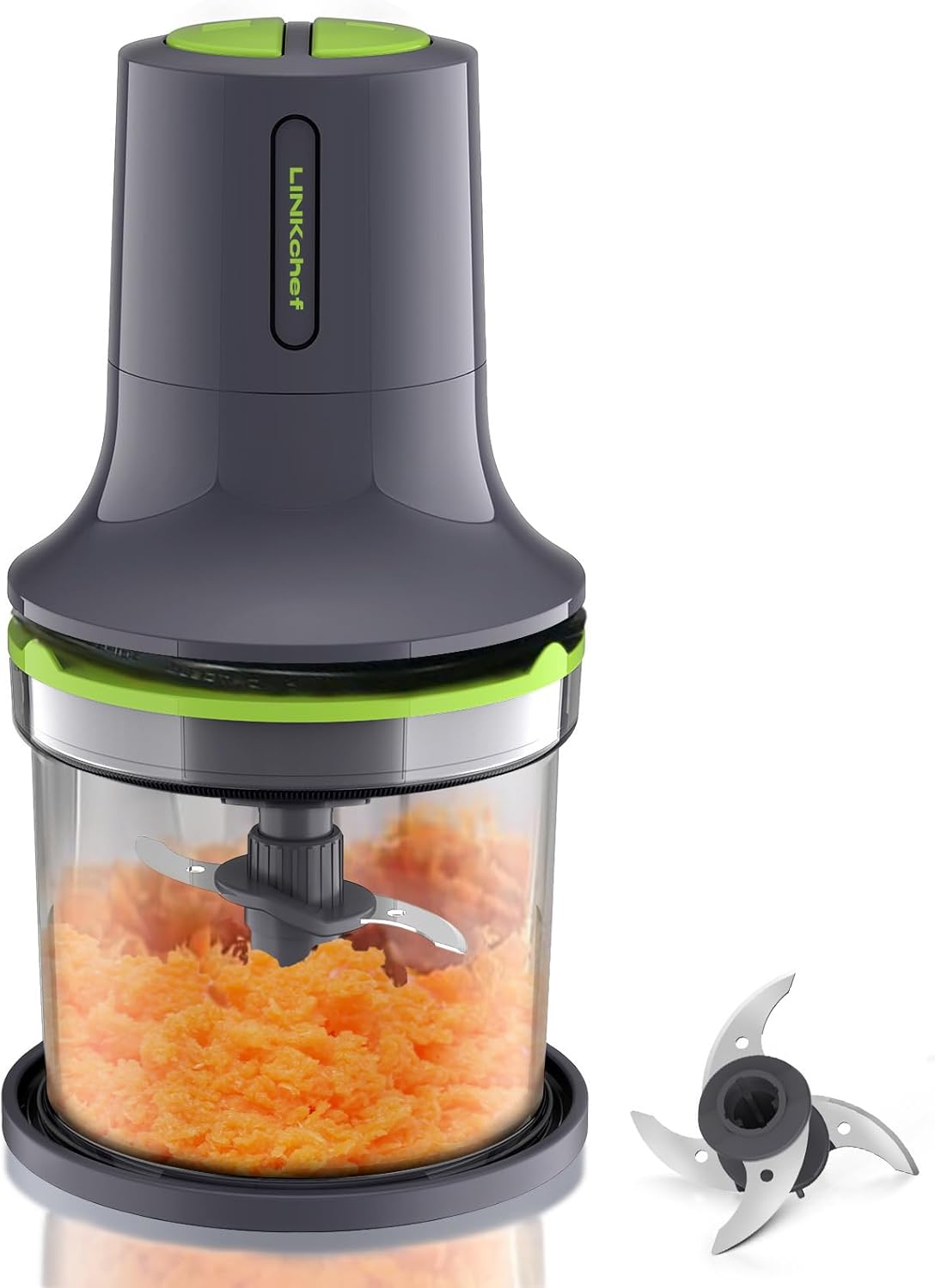LINKChef Food Processor, Mini Chopper Food Processor Electric, 500ml Capacity Bo...
