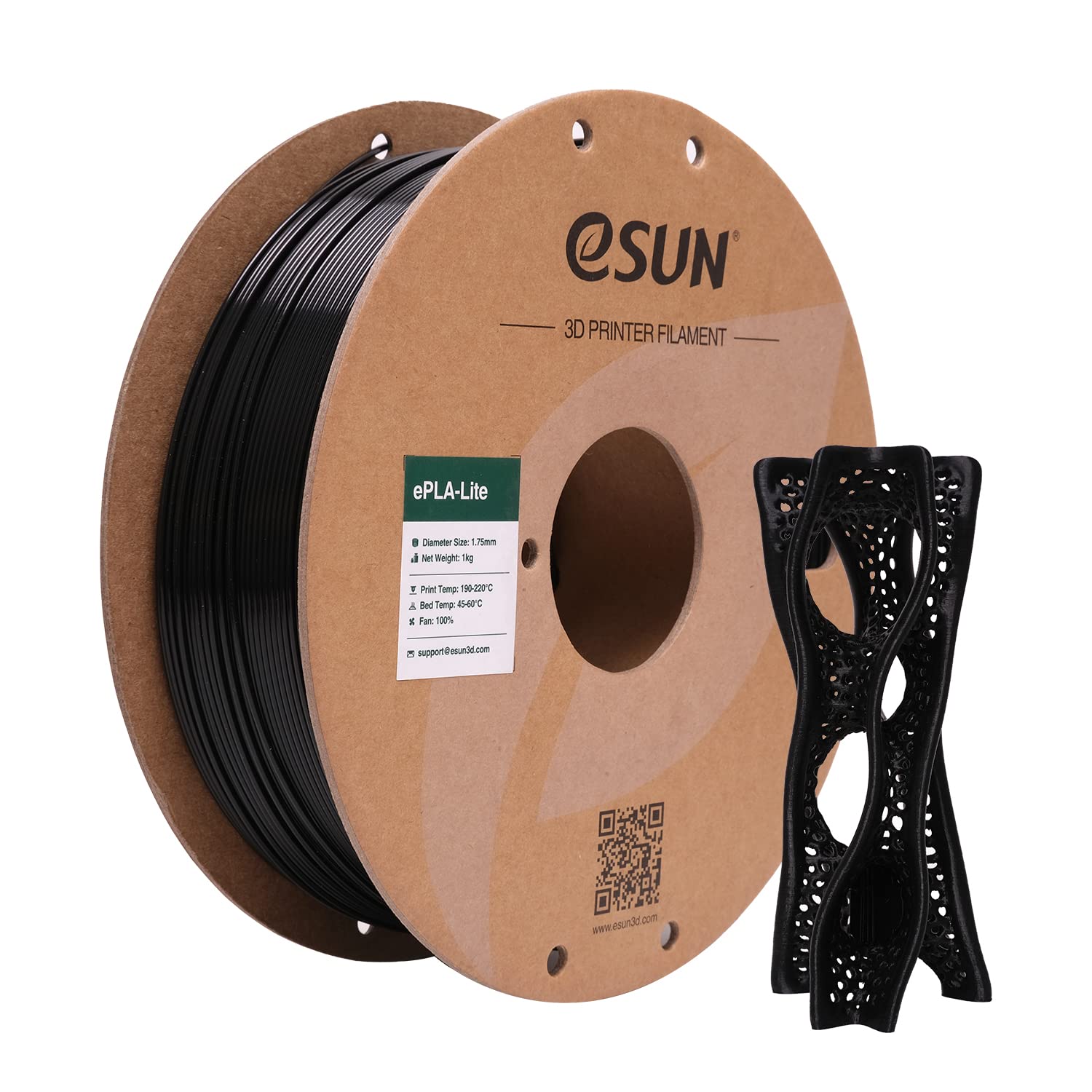 eSUN PLA Filament 1.75mm, 3D Printer Filament PLA Dimensional Accuracy +/- 0.03m...