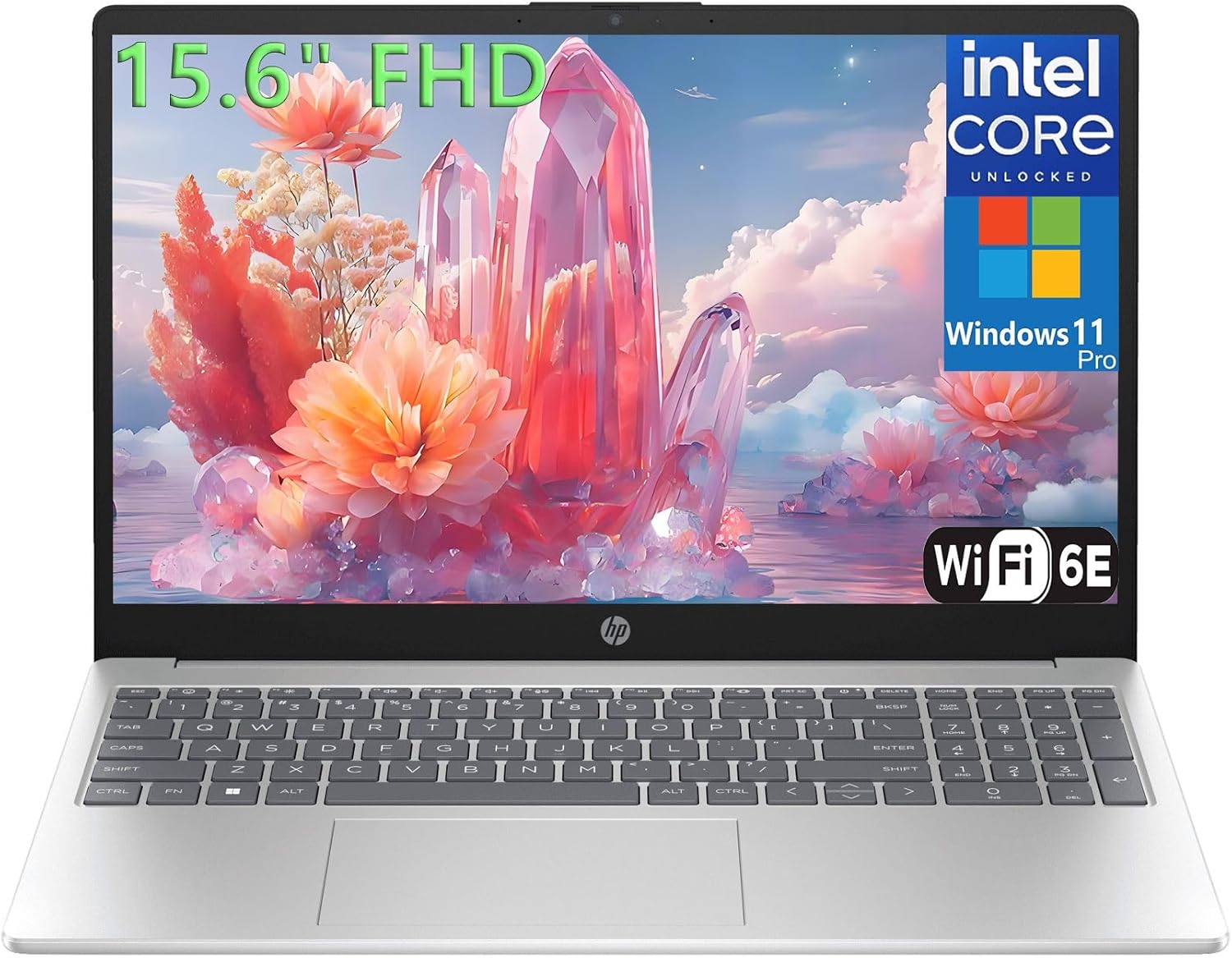 HP 15.6" Laptop Computer for College Student Home Study & Business, 32GB DDR4 RA...
