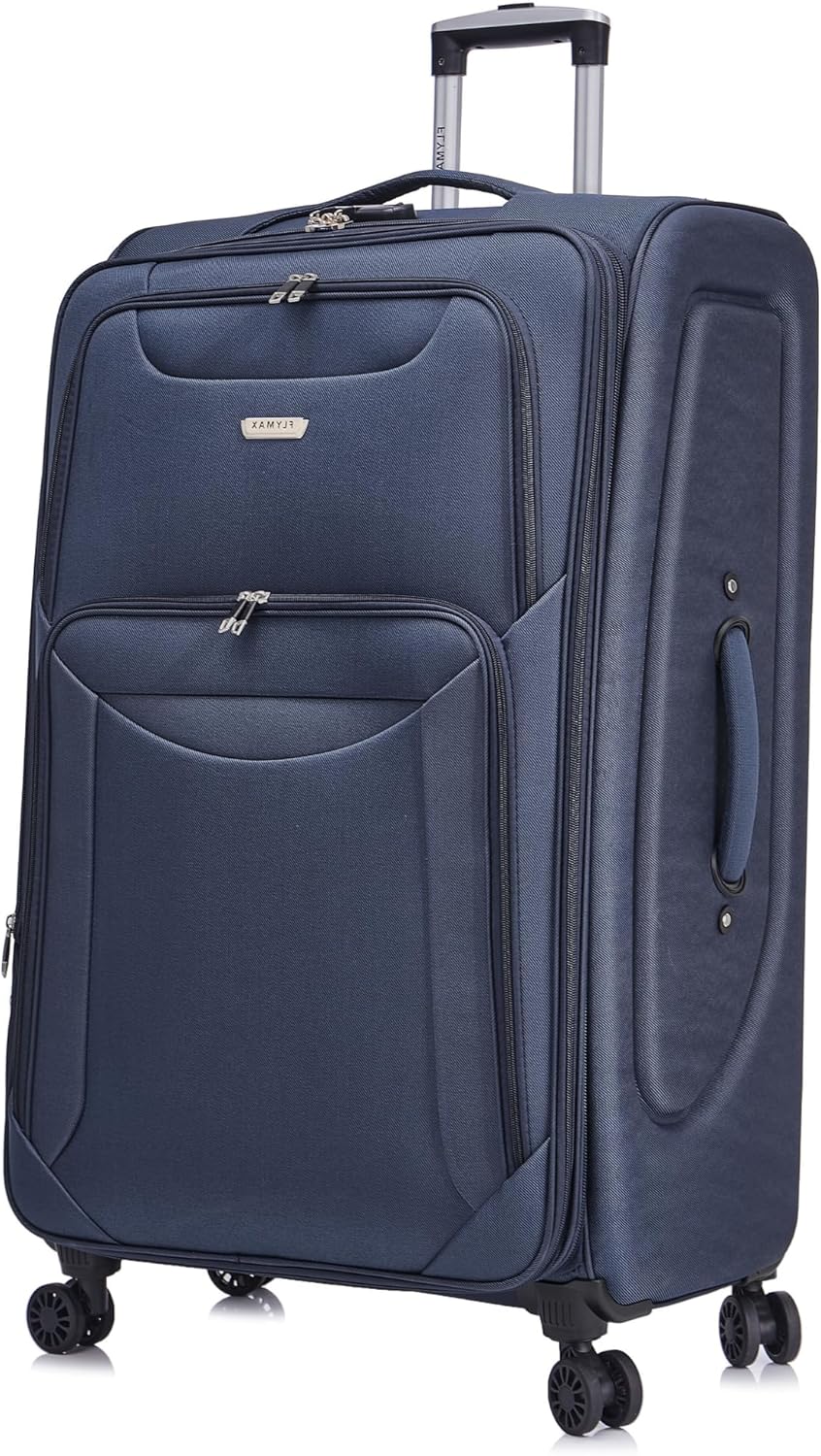 FLYMAX Extra Large 4 Wheel Suitcase, Lightweight and Expandable Luggage, Durable...