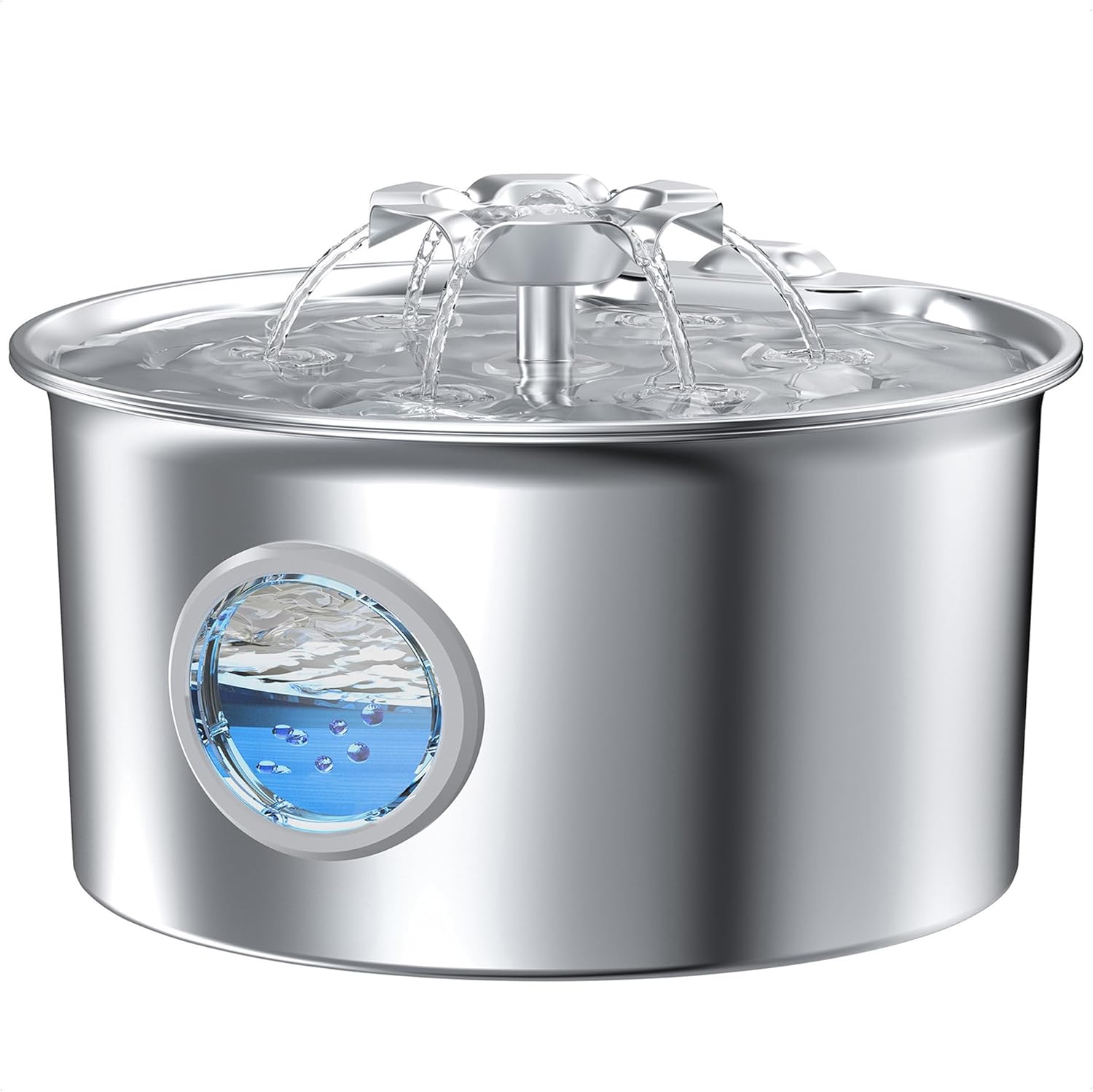 Cat Water Fountain for Drinking, Special Stainless Steel Cat Fountain, Innovativ...