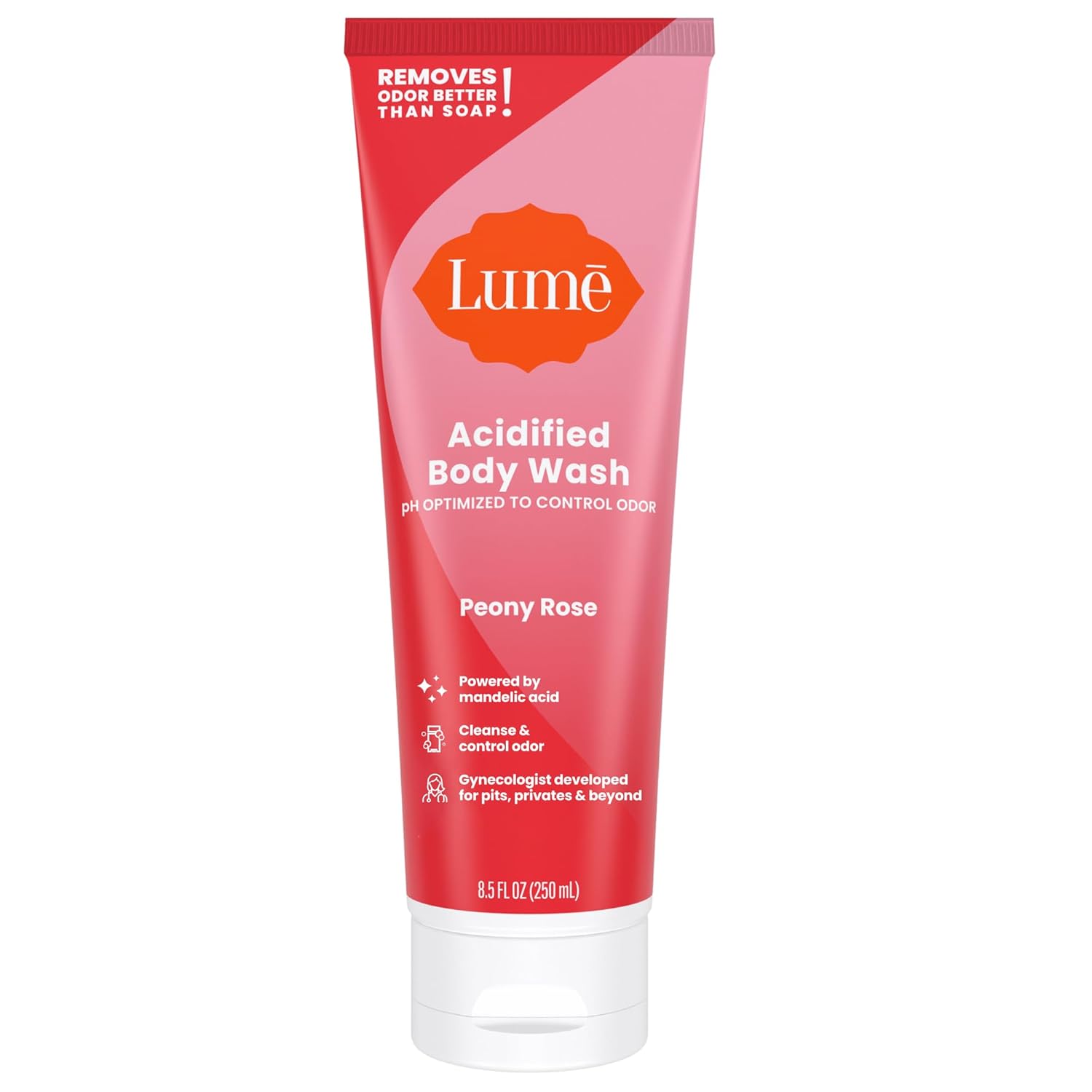 Lume Acidified Body Wash - 24 Hour Odor Control - Removes Odor Better than Soap...