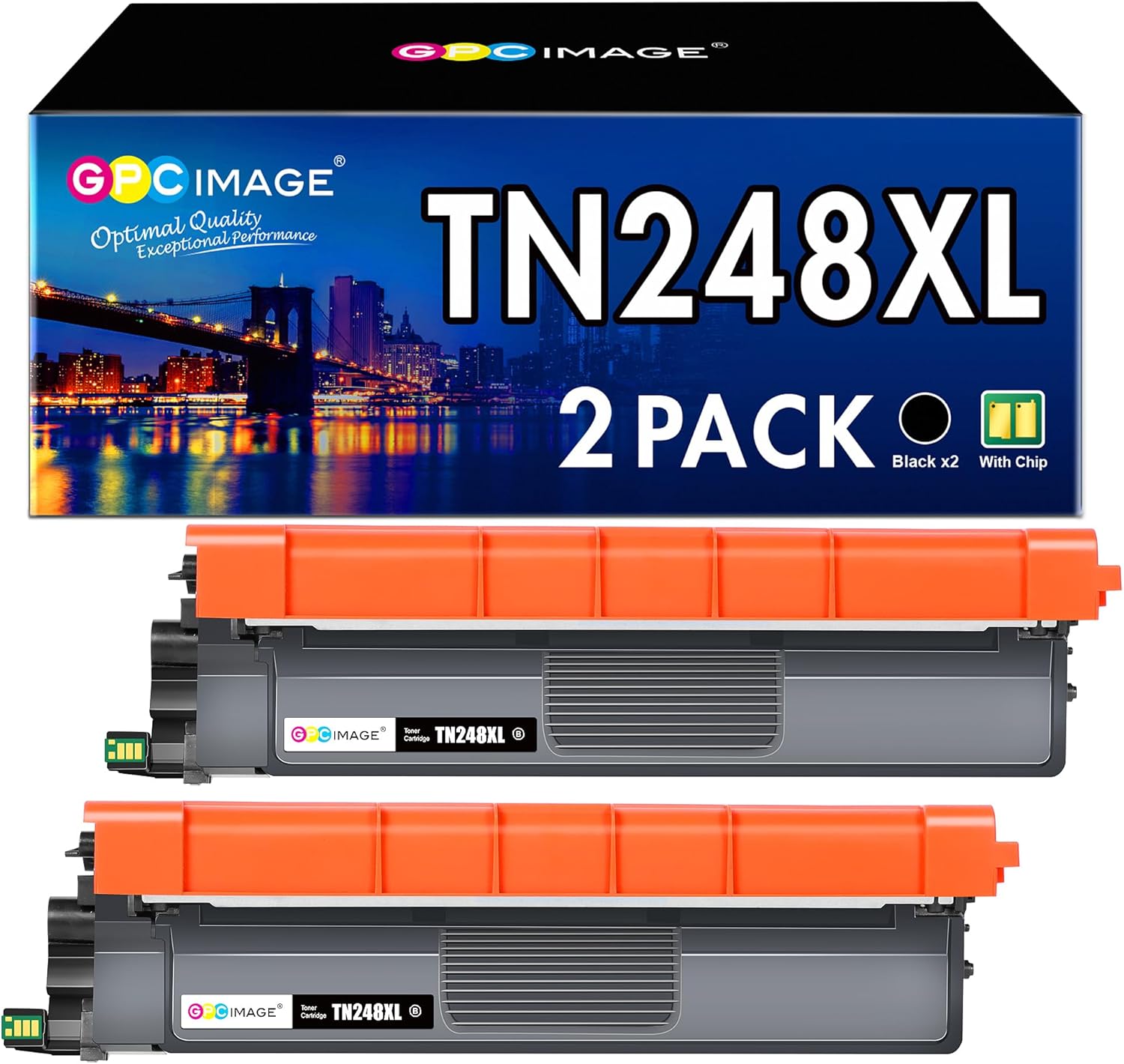 High-Quality GPC Image TN248XL Black Toner Cartridges, Special Compatible Toner...
