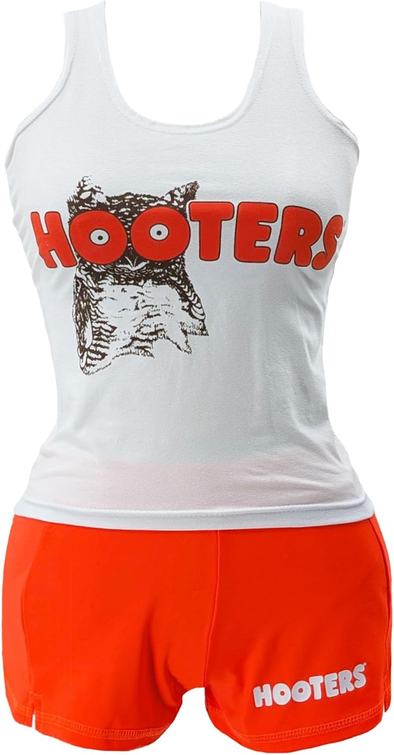 Ripple Junction Hooters Girl Iconic Waitress Outfit Includes Tank Top and Shorts...