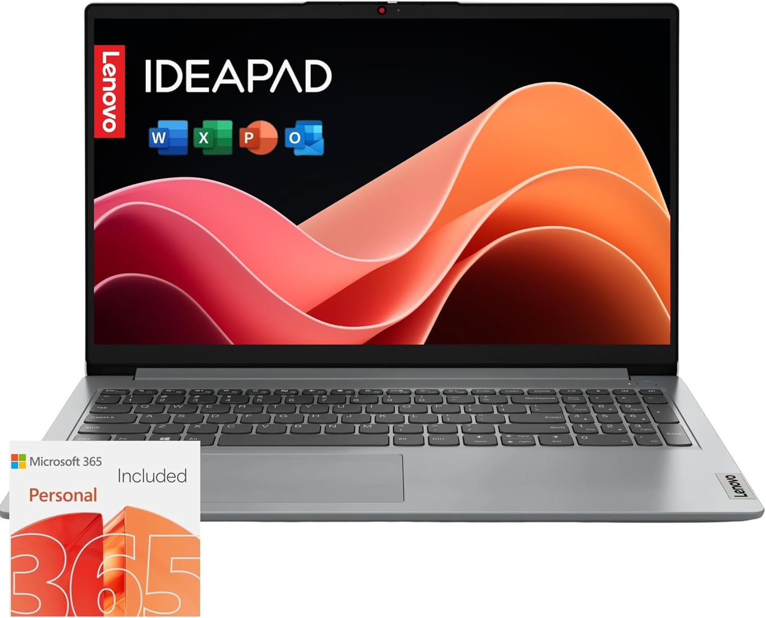 Lenovo IdeaPad 1i Laptop with Office 365 Home and Business • 12GB RAM • 1TB Clou...