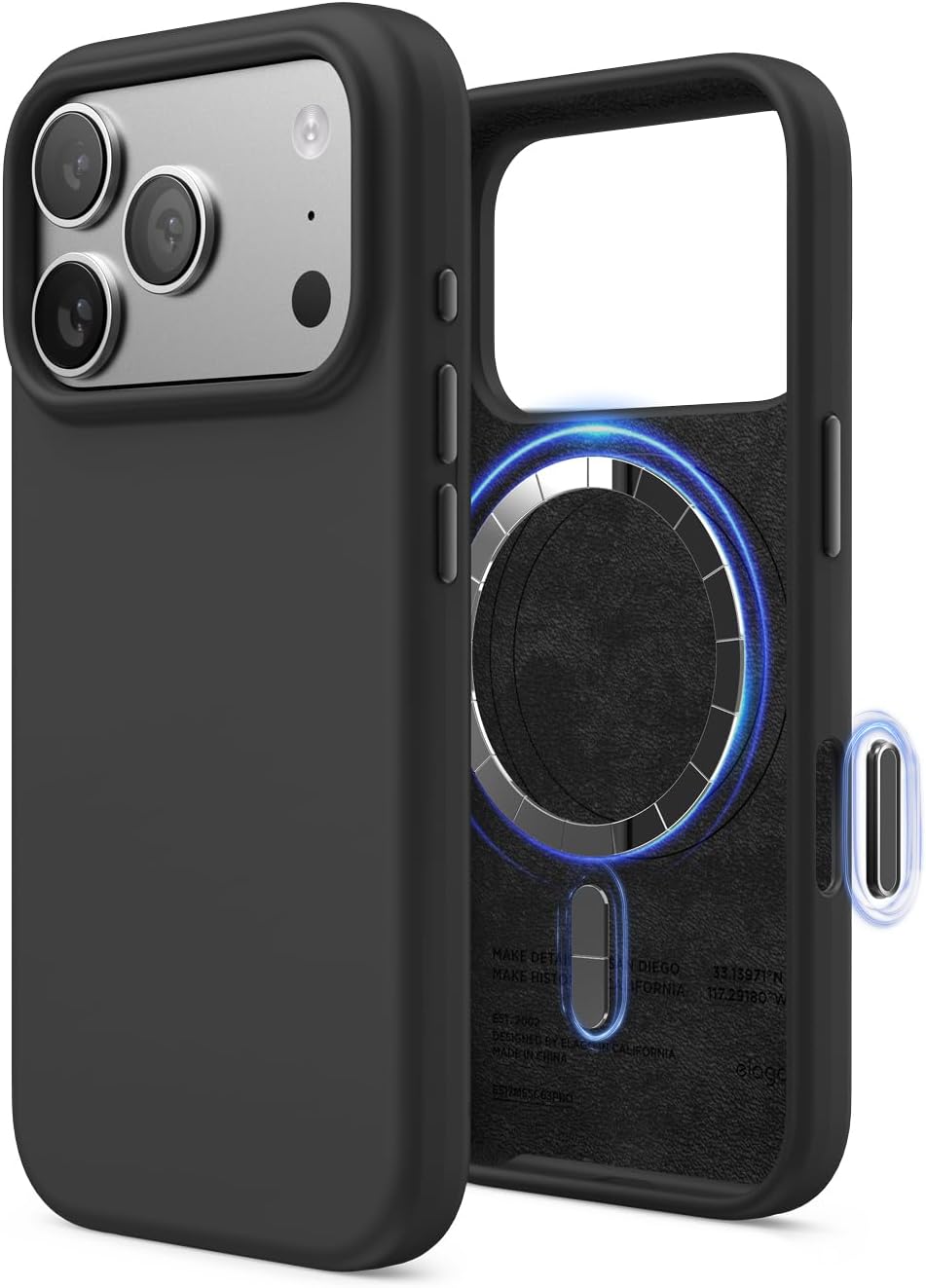 Premium elago Magnetic Silicone Case, Specially Designed iPhone 17 Pro Case with...