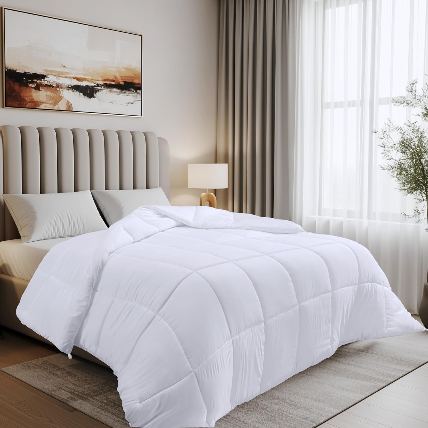 Utopia Bedding Duvet,10.5 Tog coverless Duvet with Corner Tabs, Box Stitched Qui...