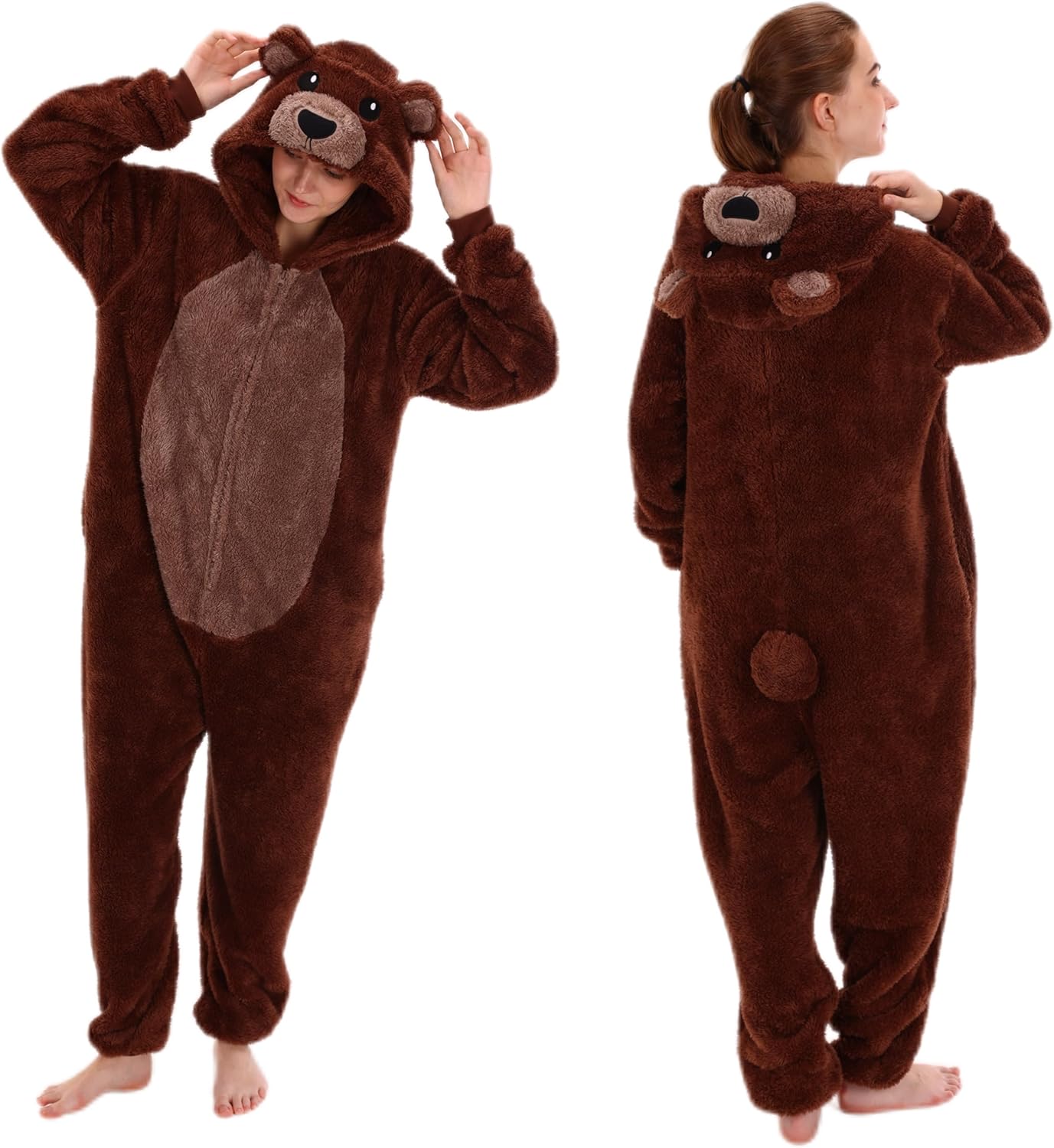 COSUSKET Snug Fit Pajamas, Special Unisex Adult Onesie Pajamas, Cozy Flannel Cos...