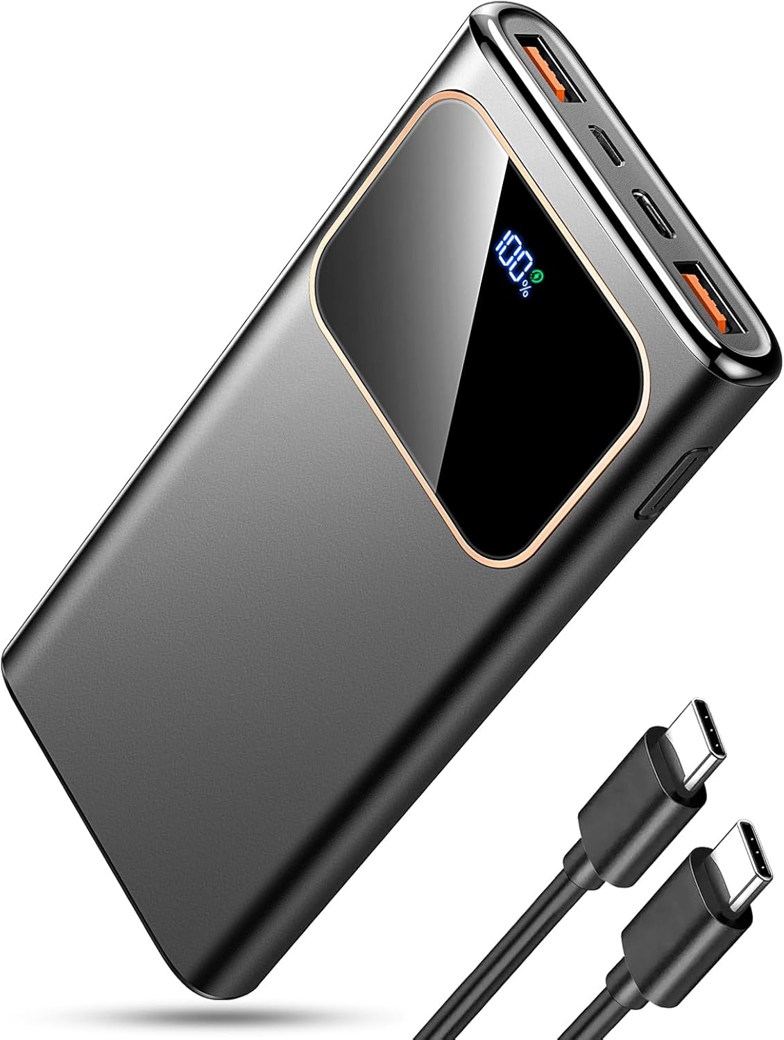 Power Bank Fast Charging 10000mAh, 22.5W Portable Charger USB C Input & Output P...