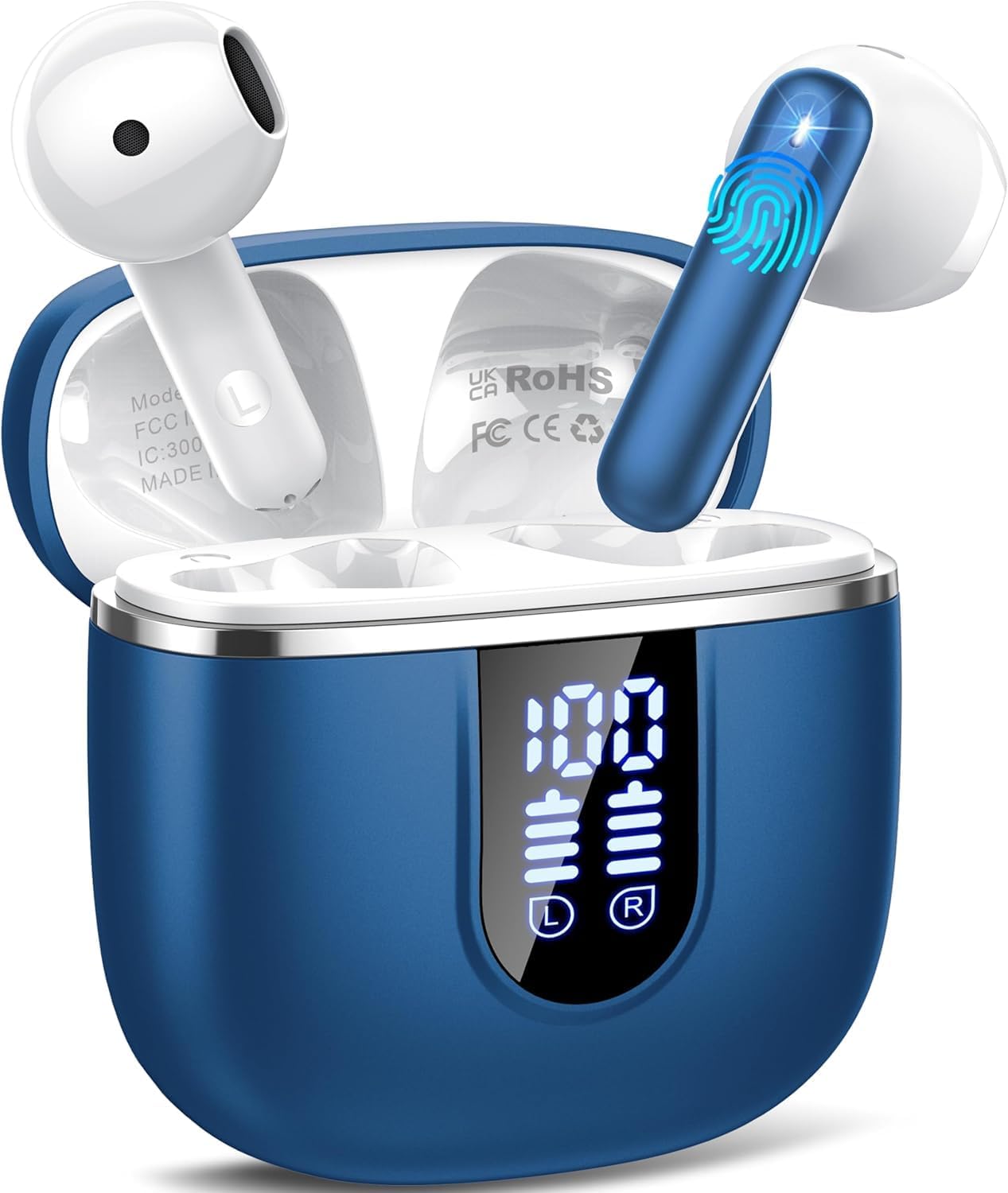 High-Quality Wireless Earbuds, Bluetooth 5.4 Earphones with Exceptional HiFi Ste...