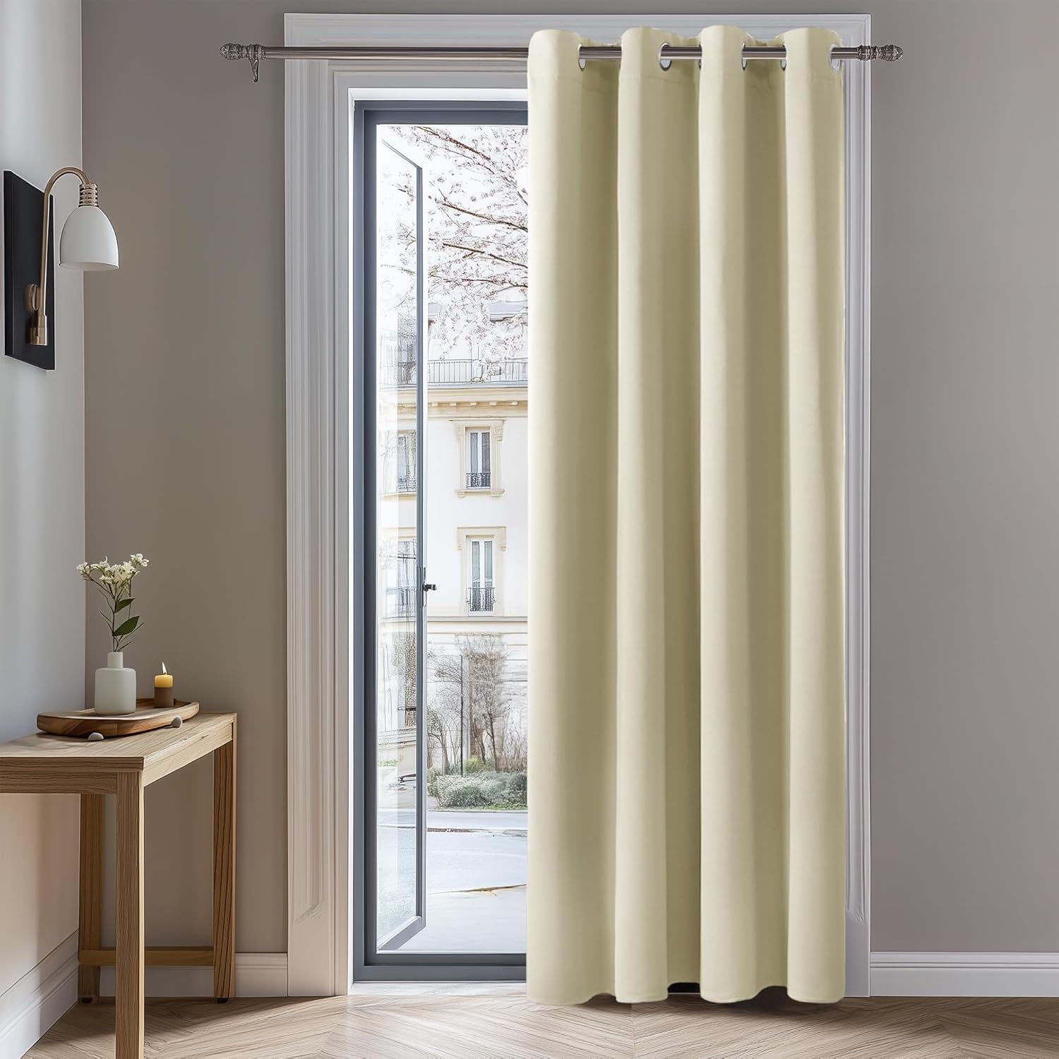 Deconovo Thermal Insulated Room Darkening Curtain Eyelet Curtain for Bedroom 52"...
