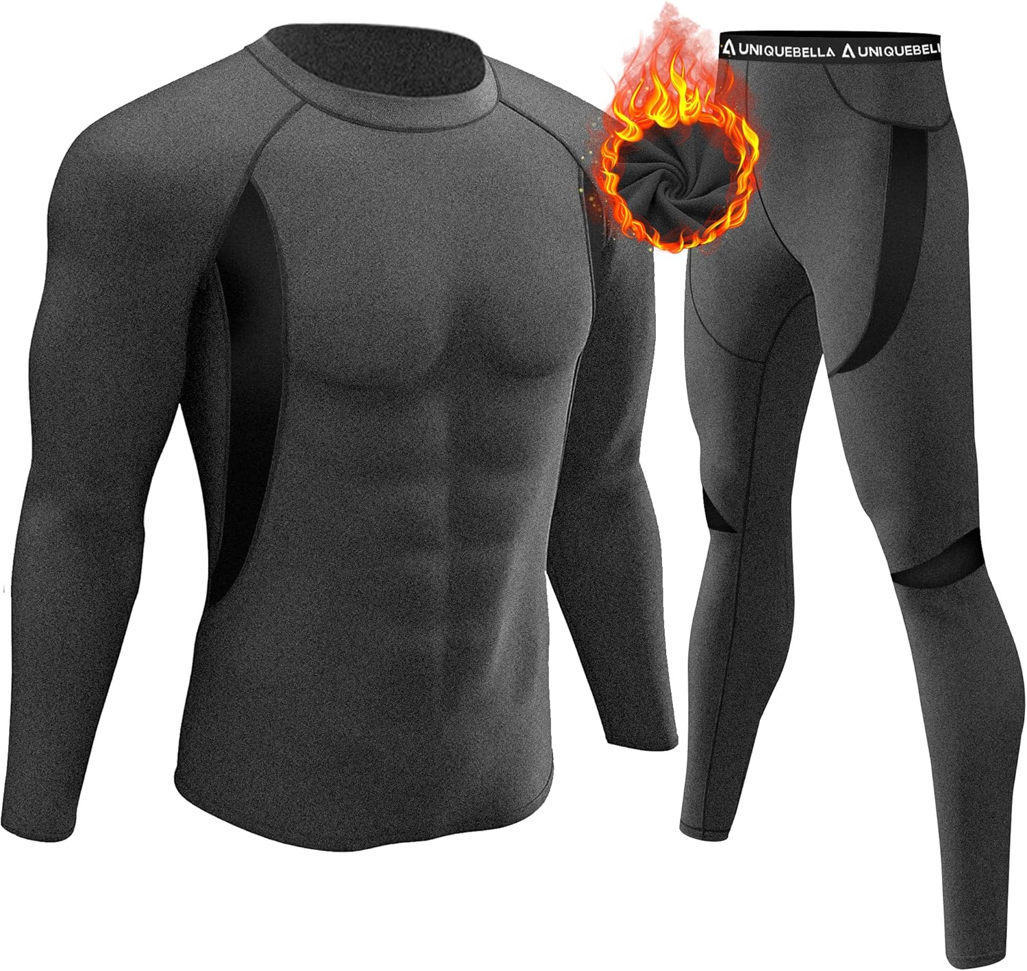 Special UNIQUEBELLA Mens Thermal Underwear Set, Innovative Long Sleeve Tops and...