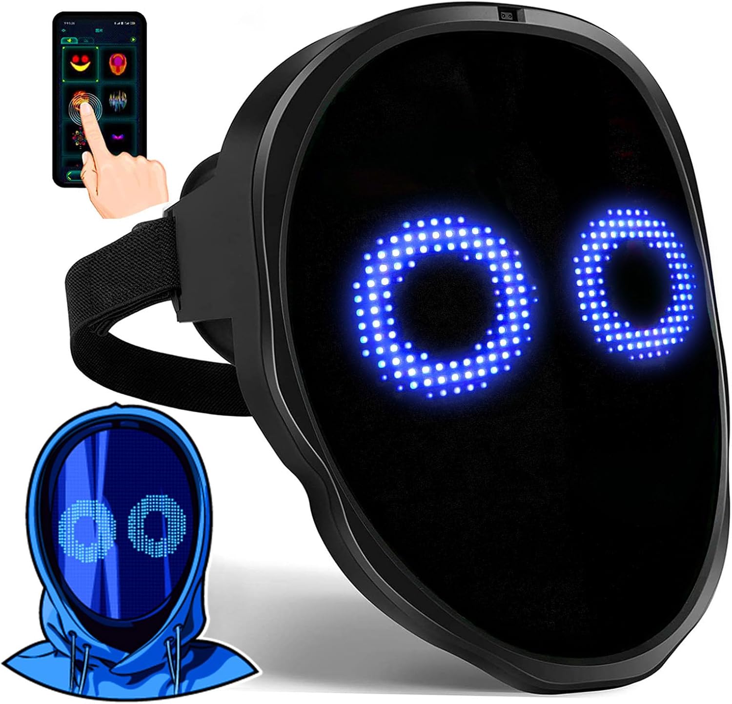Gootus Face Transforming LED Mask with App Control...